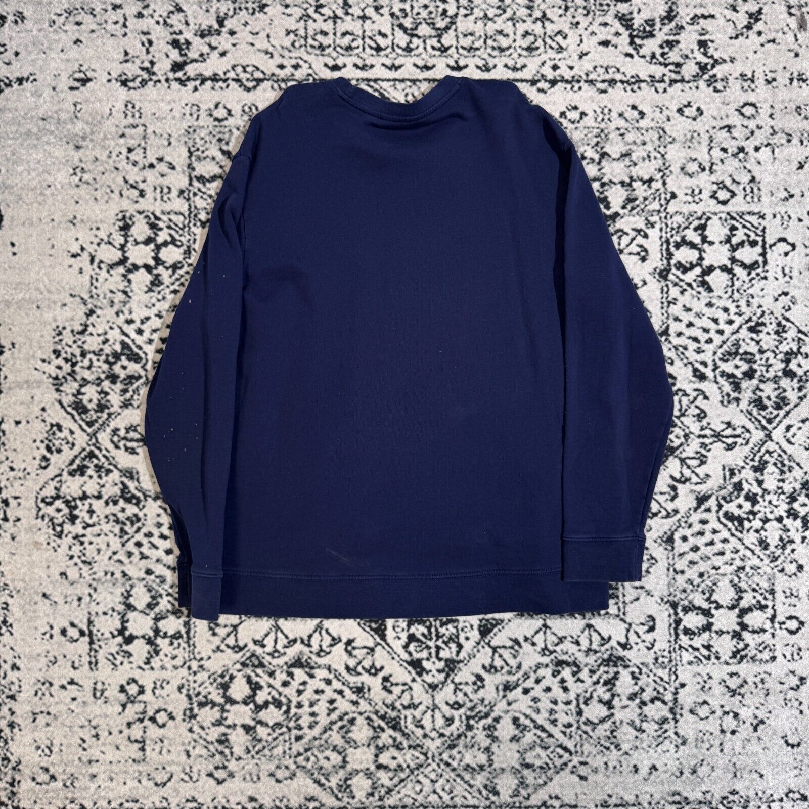 Lee × Vintage Lee Unisex Navy Cotton Sweatshirt Size XL USA Blank Y2K Size US XL / EU 56 / 4 - 13 Thumbnail