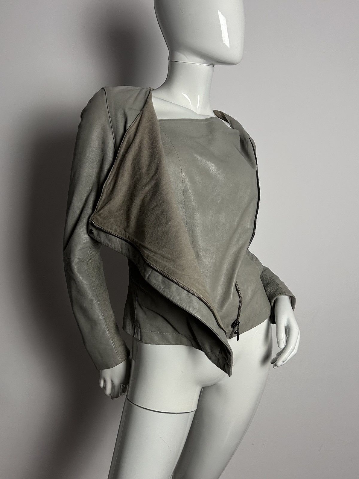 Other Insane leather asymmetric jacket Size S / US 4 / IT 40 - 2 Thumbnail