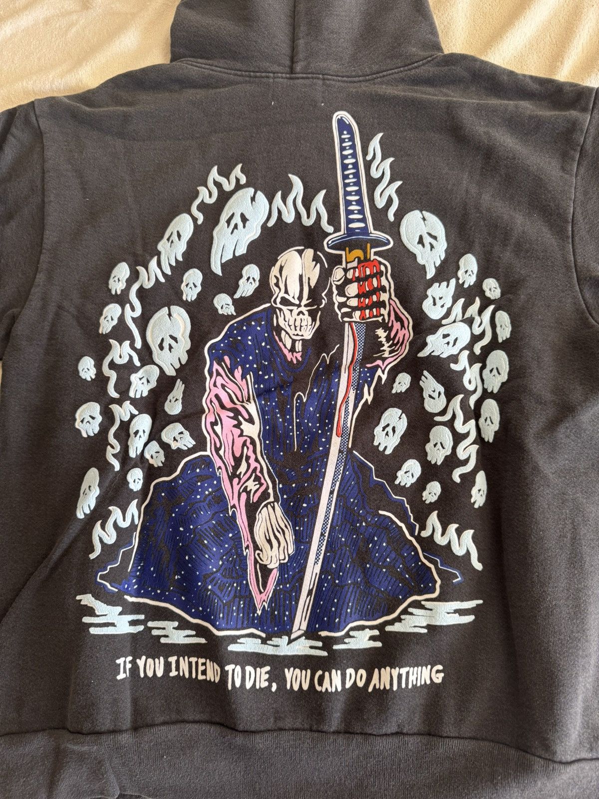 Warren Lotas Brand New Warren Lotas Death Life Eyes Hoodie - Navy - Small Size US S / EU 44-46 / 1 - 2 Thumbnail