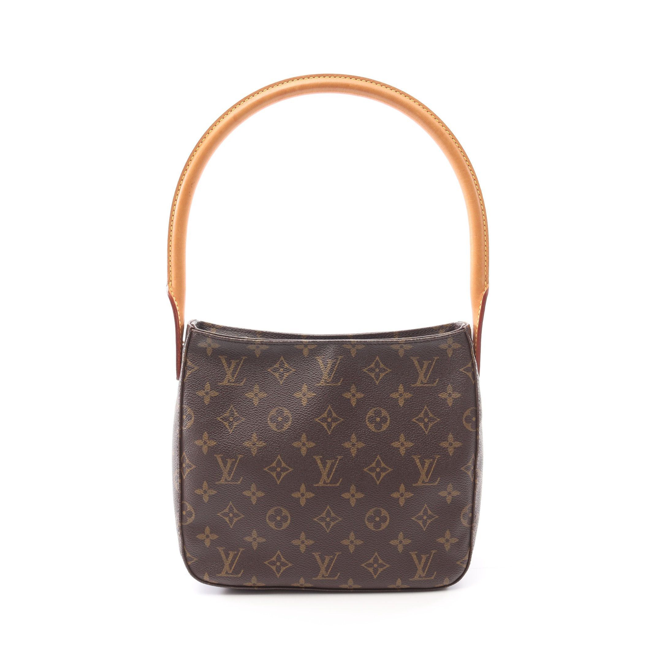 Louis Vuitton Louis Vuitton Looping Mm Monogram Shoulder Bag Leather Brown Size ONE SIZE - 1 Thumbnail