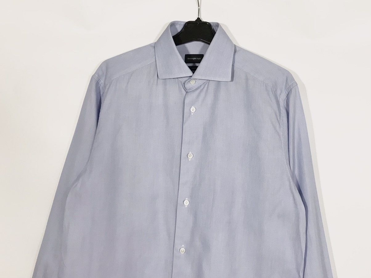 Ermenegildo Zegna Ermenegildo Zegna Trofeo Dress Shirt Regular Fit Size US M / EU 48-50 / 2 - 4 Thumbnail