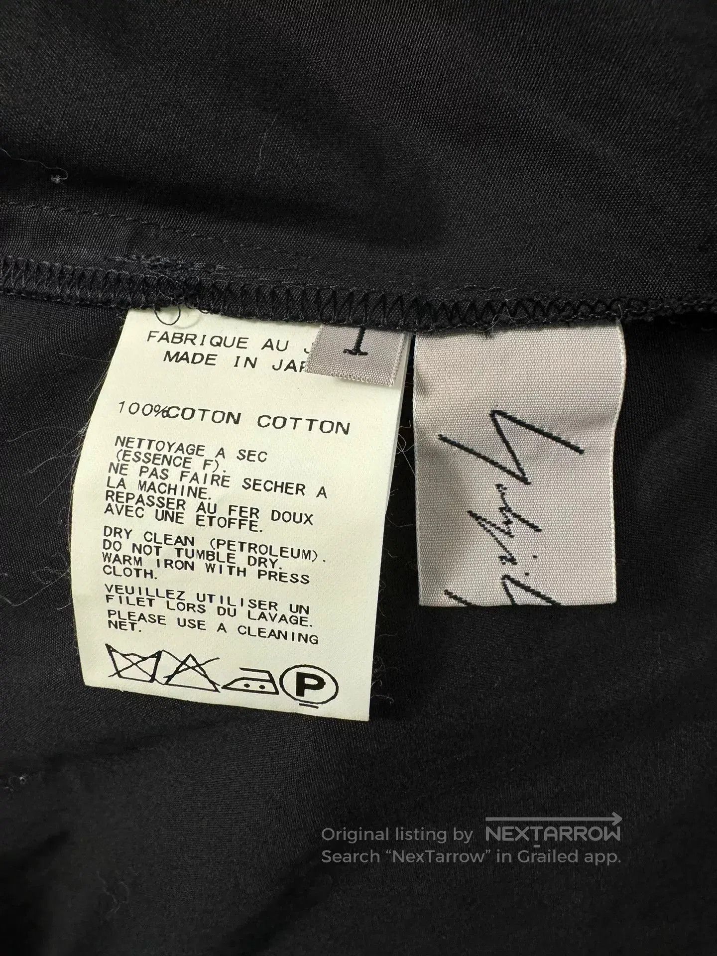 Yohji Yamamoto Yohji Yamamoto Black Off-Shoulder Shirt. Size S / US 4 / IT 40 - 7 Thumbnail
