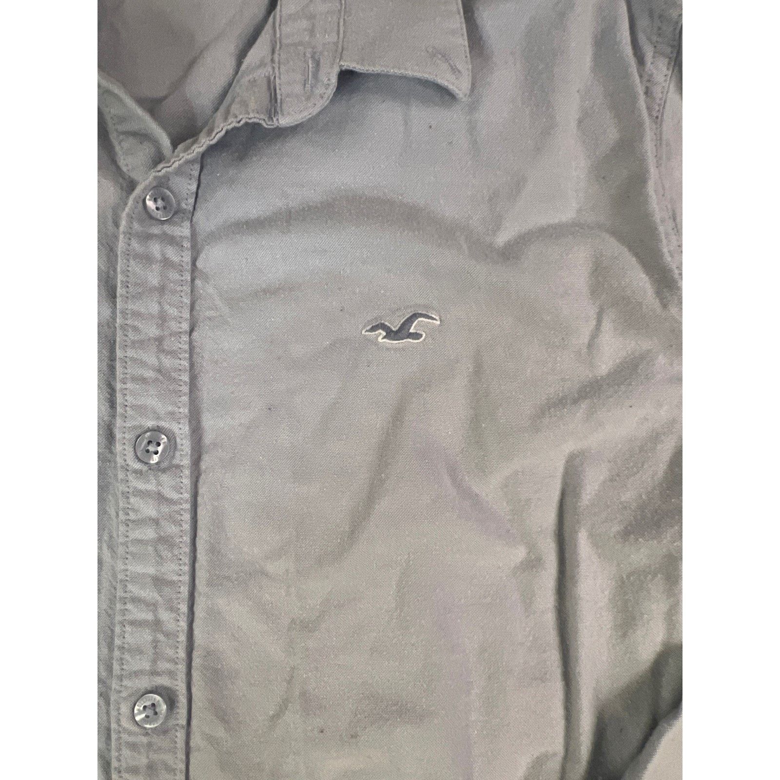 Hollister Hollister Epic Flex Mens LG Long Sleeve Light Blue Logo Size US L / EU 52-54 / 3 - 2 Thumbnail
