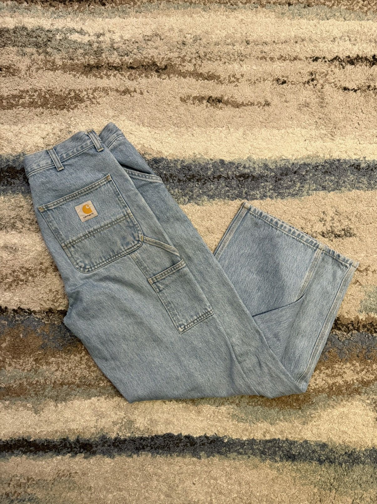 Carhartt Carhartt WIP Light Washed Denim Size US 31 - 1 Thumbnail