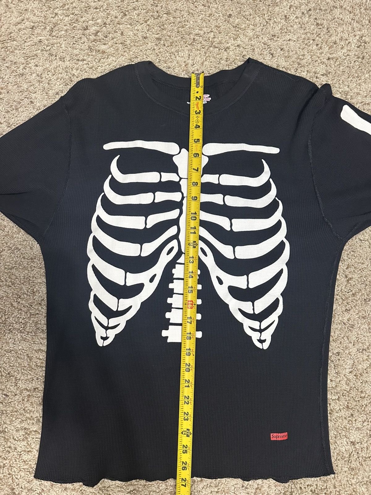 Supreme Hanes Bones thermal crew floral SUPREME X HANES BONES