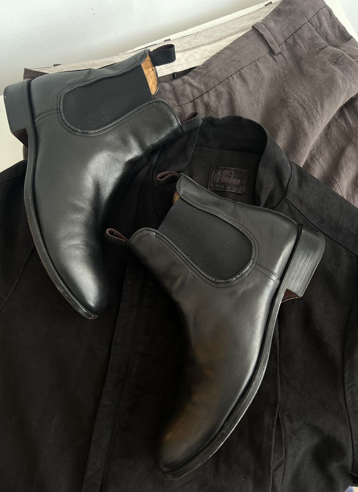 Officine Creative Shoto 5797 Chelsea Leather Boots Size US 8 / EU 41 - 3 Thumbnail