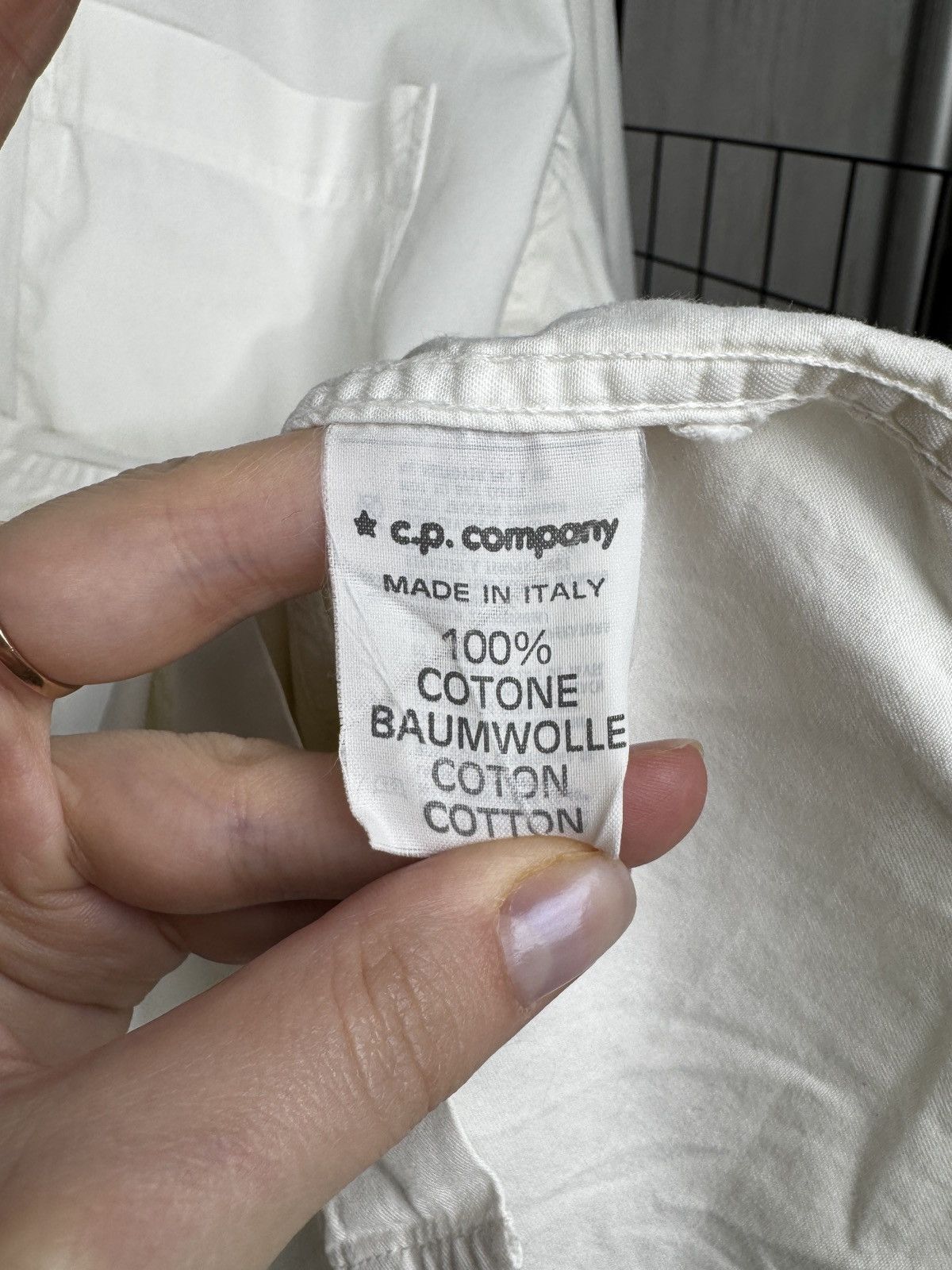 C.P. Company C.P. COMPANY Ideas from Massimo Osti White Shirt Italy Made Size US L / EU 52-54 / 3 - 11 Thumbnail