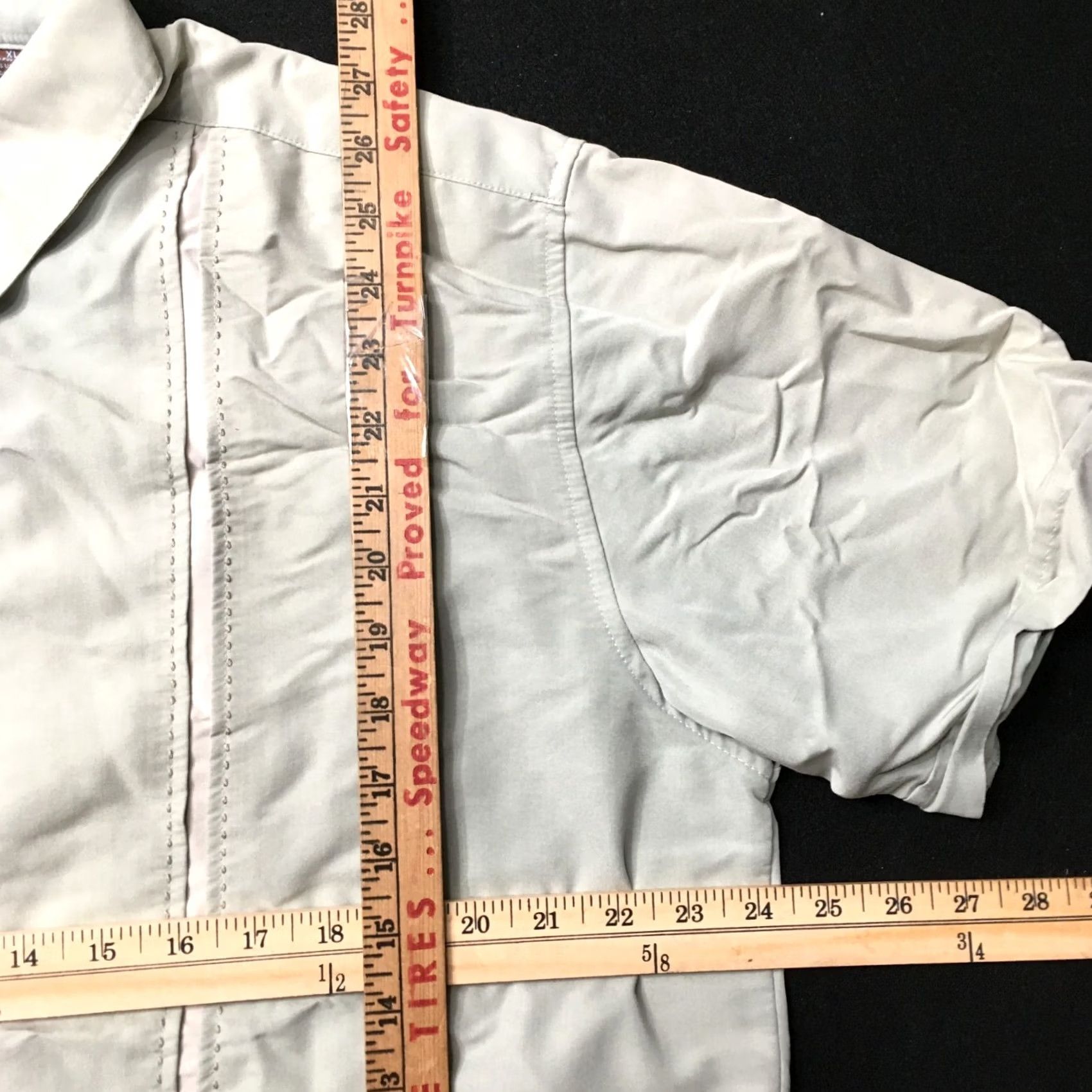Vintage Centro Button Down Camp Shirt Men’s XL Charlie Sheen Martini Rayon Beige Size US XL / EU 56 / 4 - 3 Thumbnail