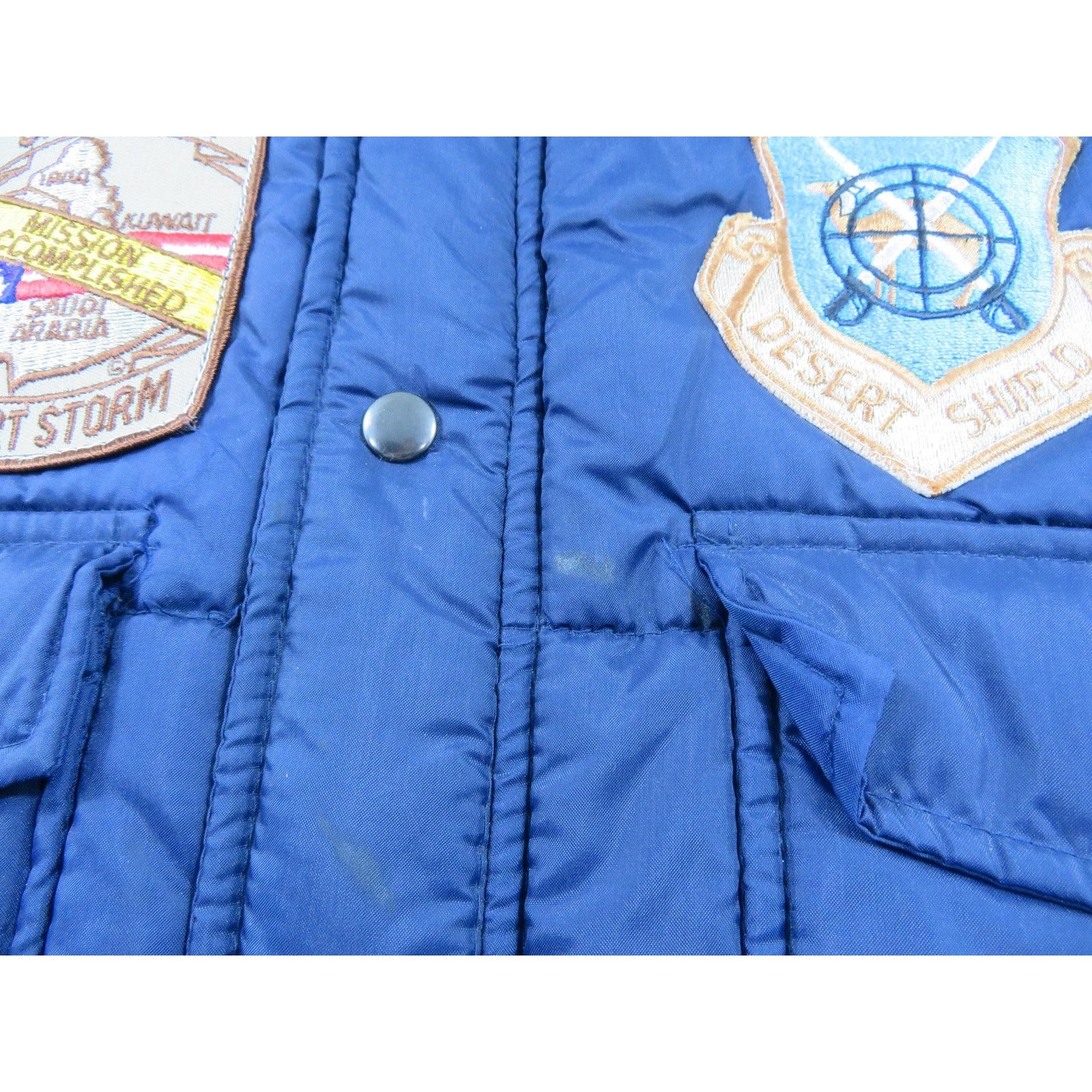 Other Operation Desert Storm Shield St Moritz Vest Blue Sz L 1980s Size US L / EU 52-54 / 3 - 6 Thumbnail