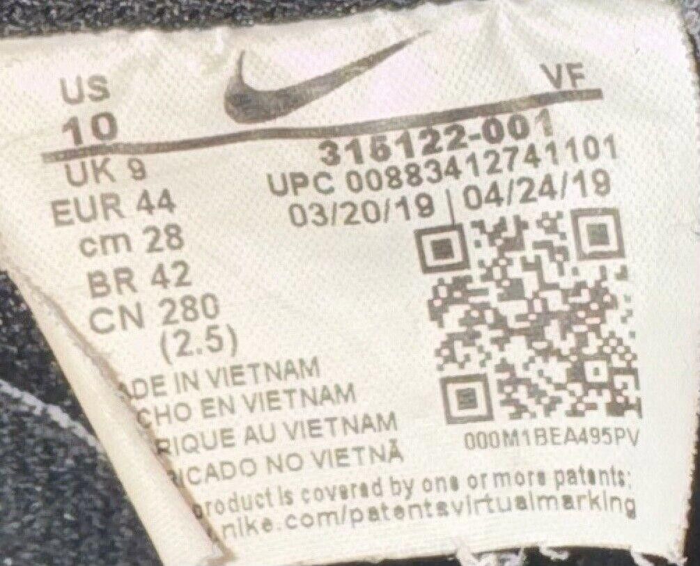 Nike Nike Men's Air Force 1 07 BLACK 315122-001 - Sz 10 Size US 10 / EU 43 - 8 Thumbnail