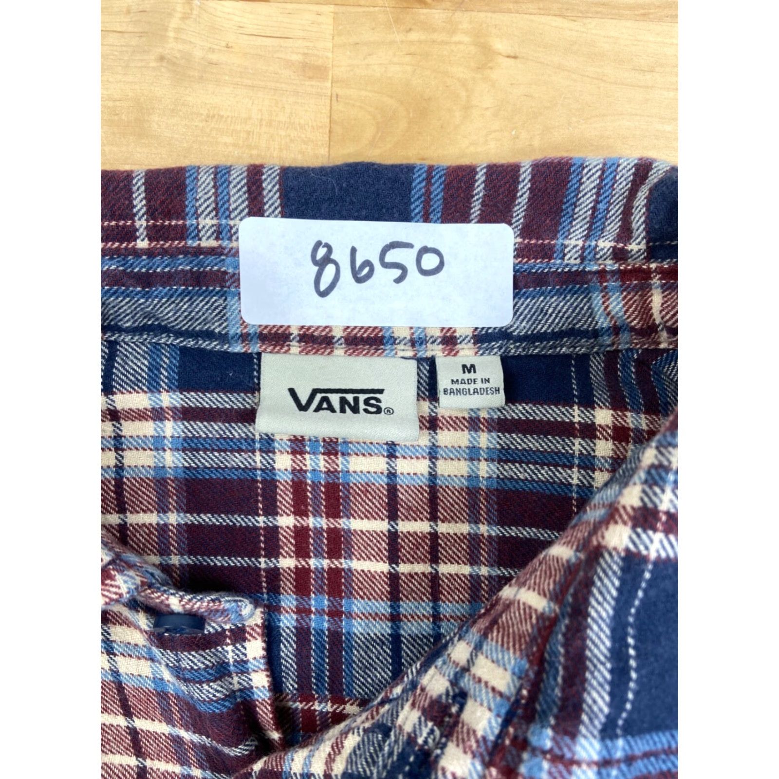 Vans VANS Plaid Button Up Shirt Mens M Flannel Casual Long Sleeve Skate #8650 Size US M / EU 48-50 / 2 - 2 Thumbnail