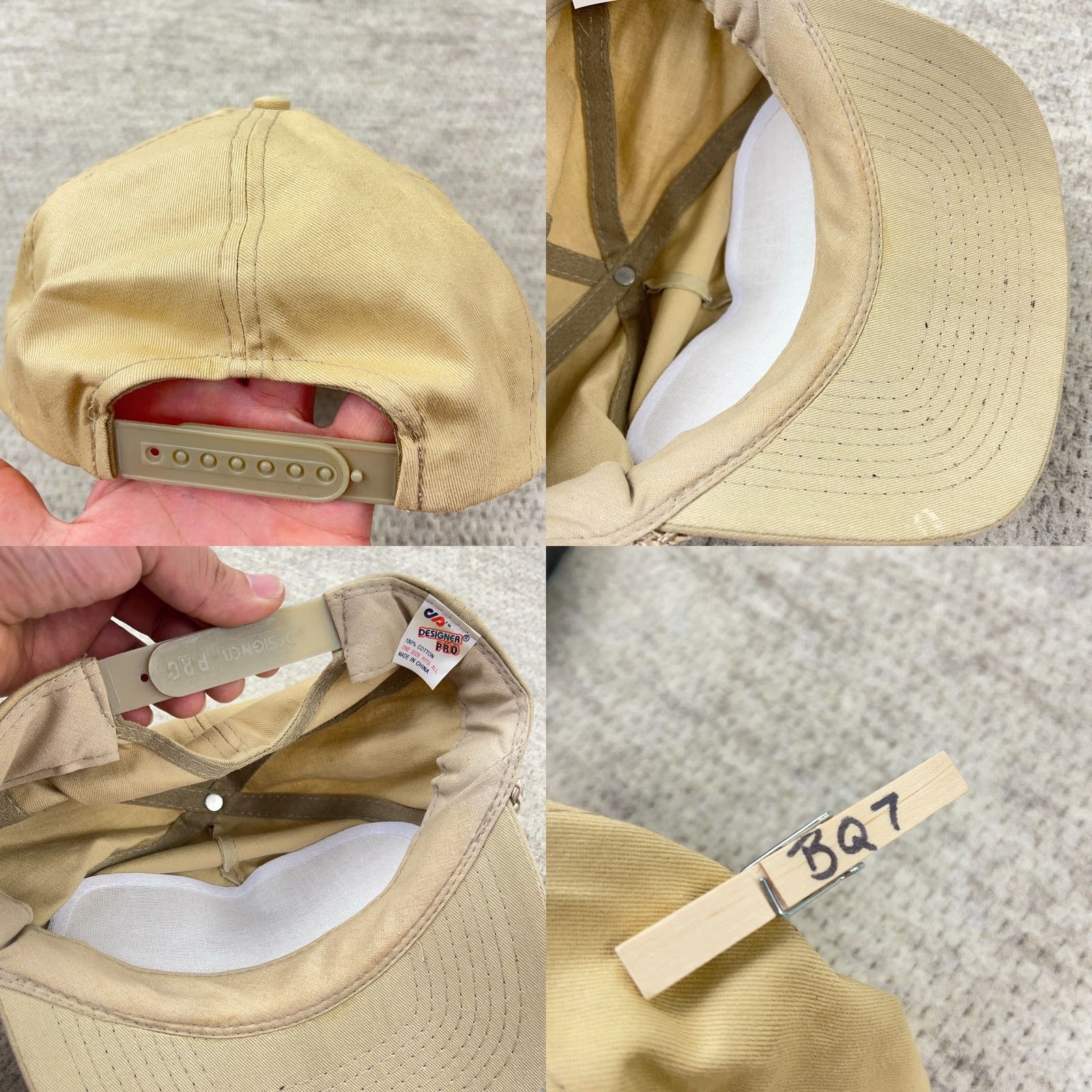 Roper VINTAGE Desiner Pro Fishing Trucker Hat Cap Snapback 90s Funny Joke Beige One Size Mens Size ONE SIZE - 8 Thumbnail