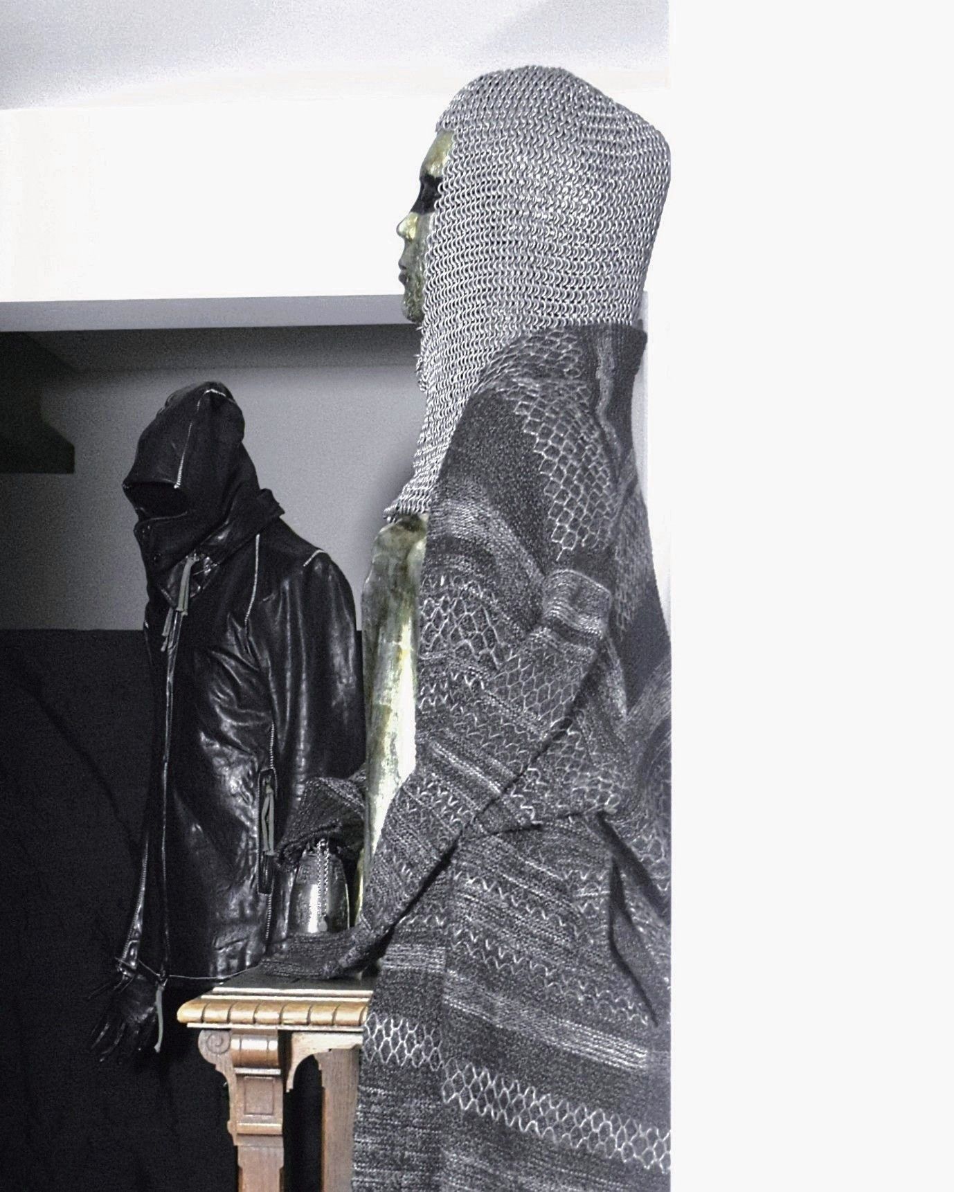 Boris Bidjan Saberi Boris Bidjan Saberi J2-F235 hooded horse skin jacket Size US S / EU 44-46 / 1 - 3 Thumbnail