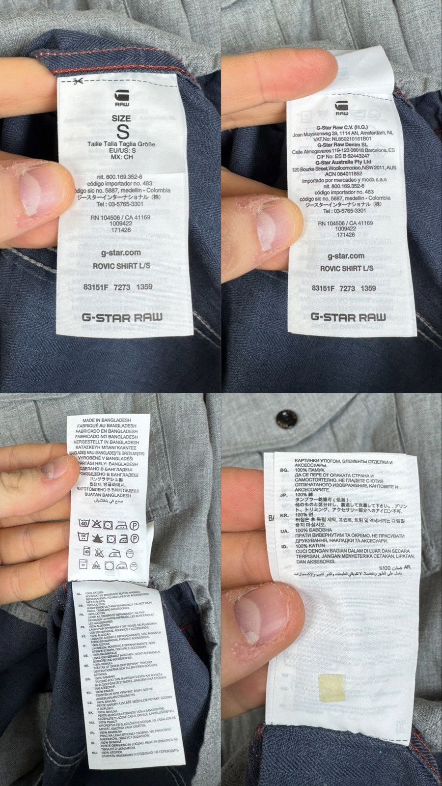 G-Star G-Star Raw Rovic Shirt L/S Size US S / EU 44-46 / 1 - 9 Thumbnail