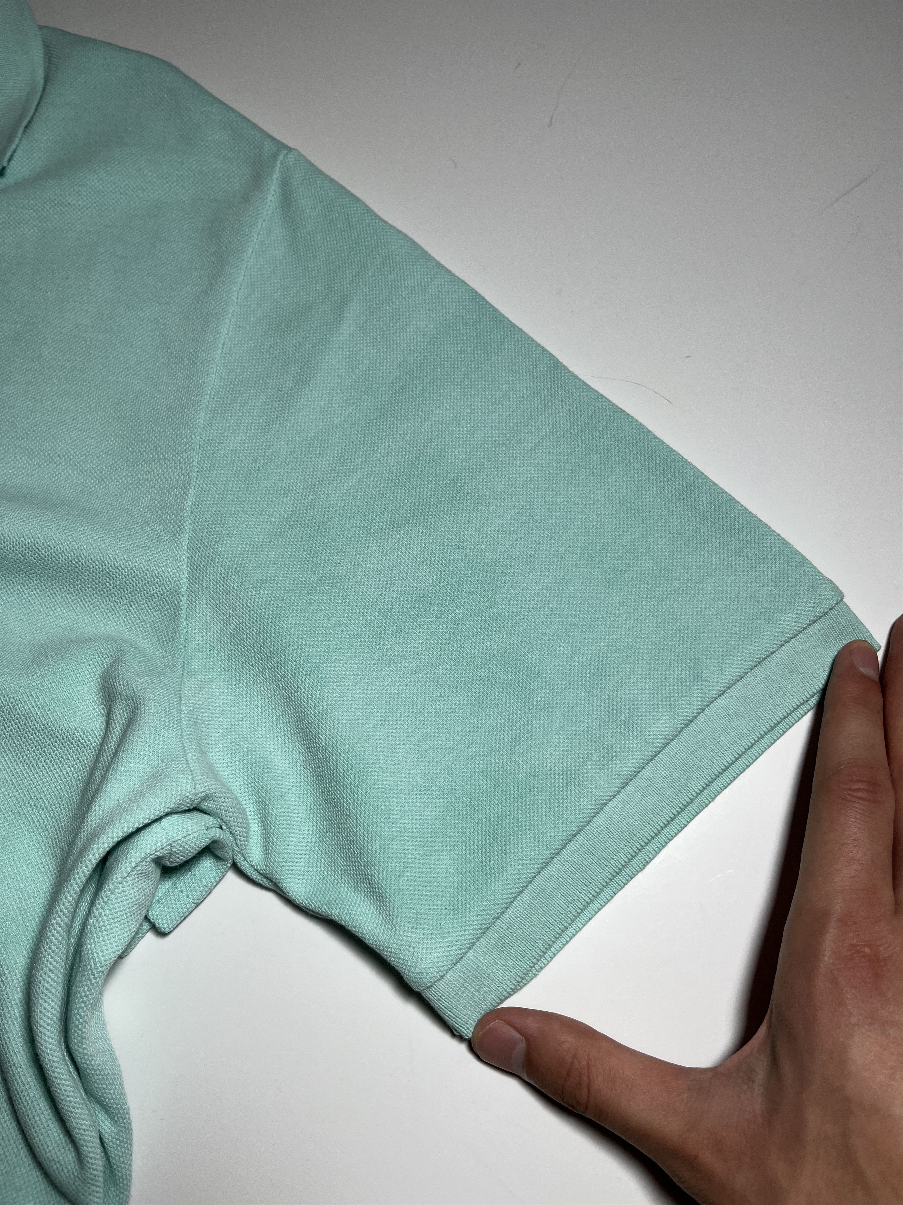 Vintage × Yves Saint Laurent Vintage Yves Saint Laurent Pour Homme Turquoise Polo Shirt Size US L / EU 52-54 / 3 - 16 Thumbnail