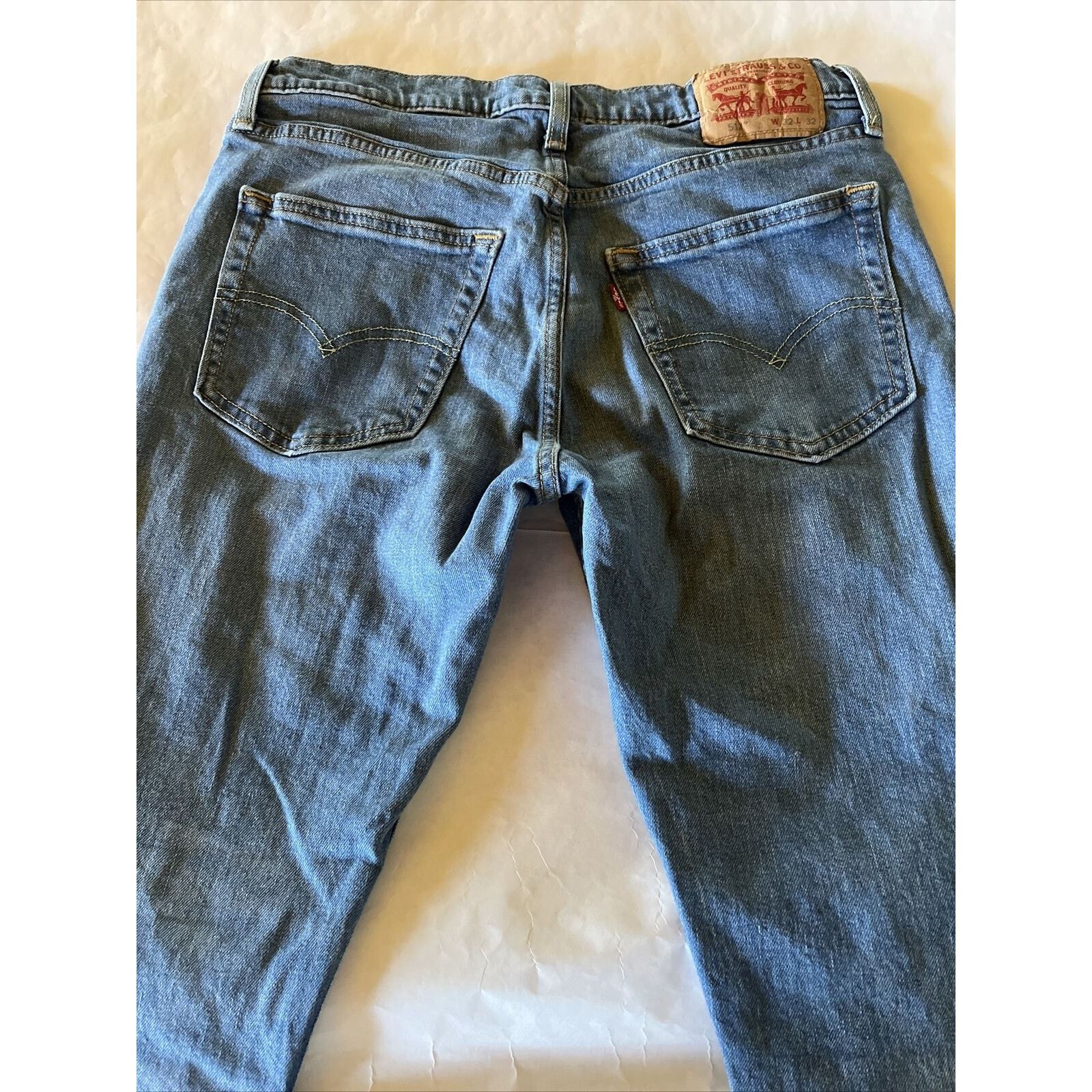 Levi's Levi’s 512 Jeans Mens 32x32 Blue Slim Taper Medium Wash Size US 32 / EU 48 - 11 Thumbnail