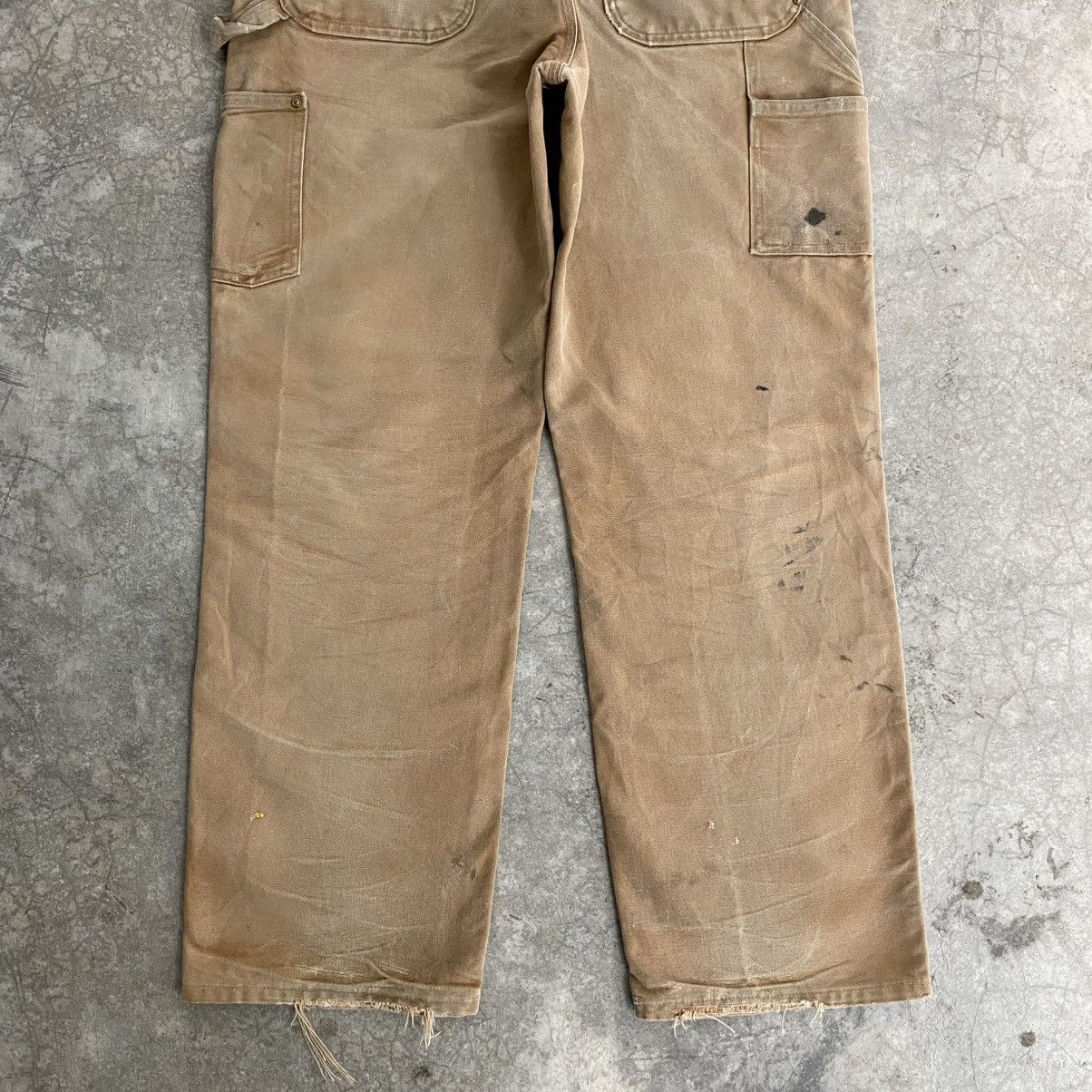 Carhartt Vintage Carhartt Double Knee Faded Tan Carpenter Pants Size US 34 / EU 50 - 13 Thumbnail