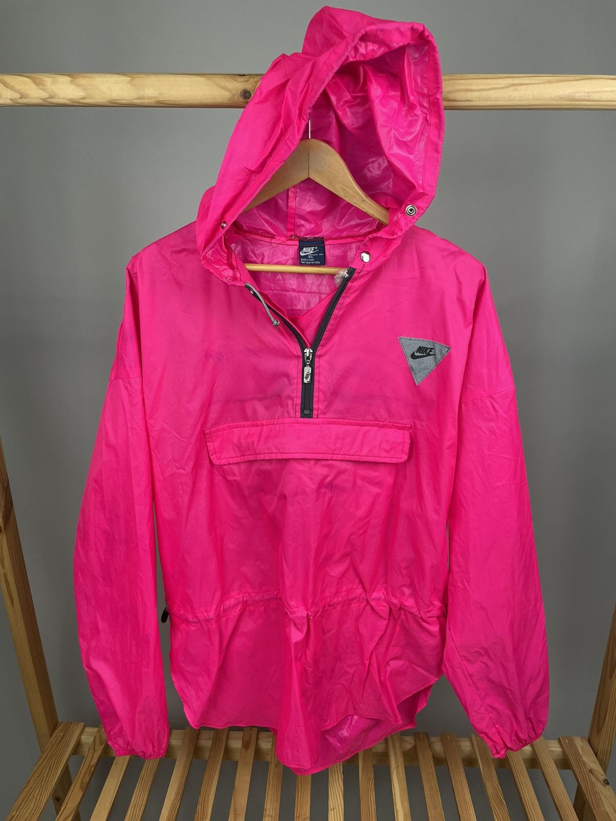 Nike Crazy vintage nike raincoat jacket size XL Size US XL / EU 56 / 4 - 2 Thumbnail