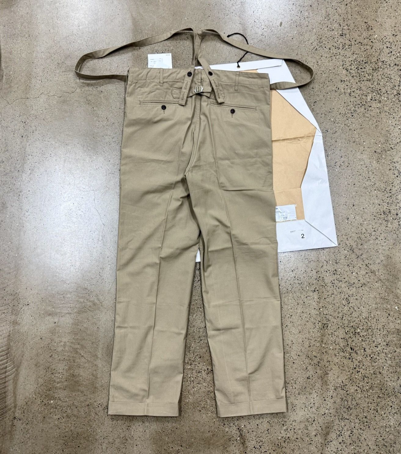 Visvim Visvim 20ss Camus Braces Pants WD Beige size2 Size US 36 / EU 52 - 2 Thumbnail