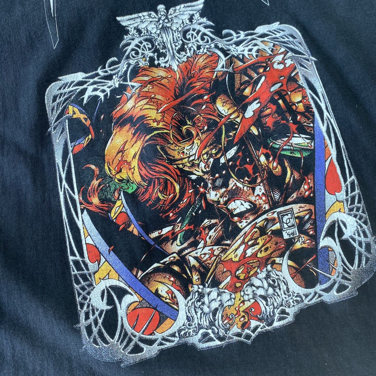 Band Tees Thrashed Faded Vintage Angela ERD GRUNGE GRAIL OG TEE Size US M / EU 48-50 / 2 - 3 Thumbnail