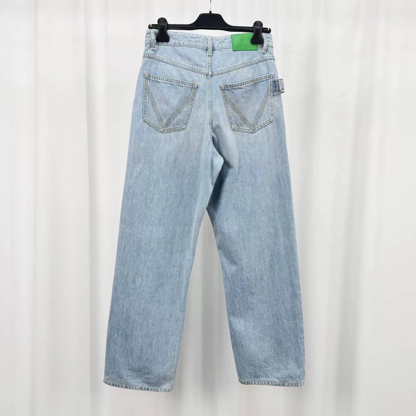 Bottega Veneta Bottega Veneta 24 Leather Tag Washed Jeans Size US 36 / EU 52 - 2 Thumbnail