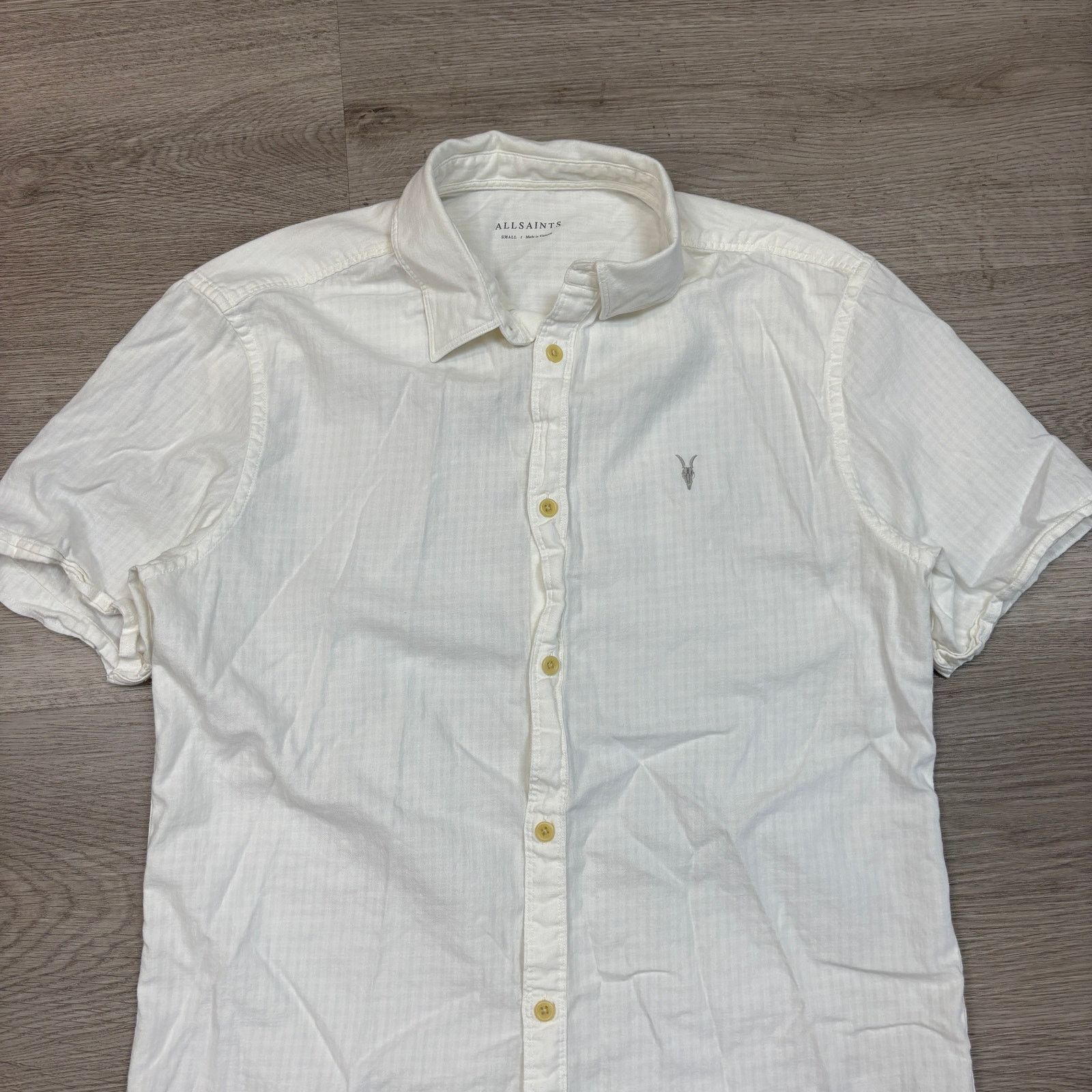 Allsaints Allsaints Sanborn Short Sleeve Button Up Shirt Men's Small Size US S / EU 44-46 / 1 - 2 Thumbnail