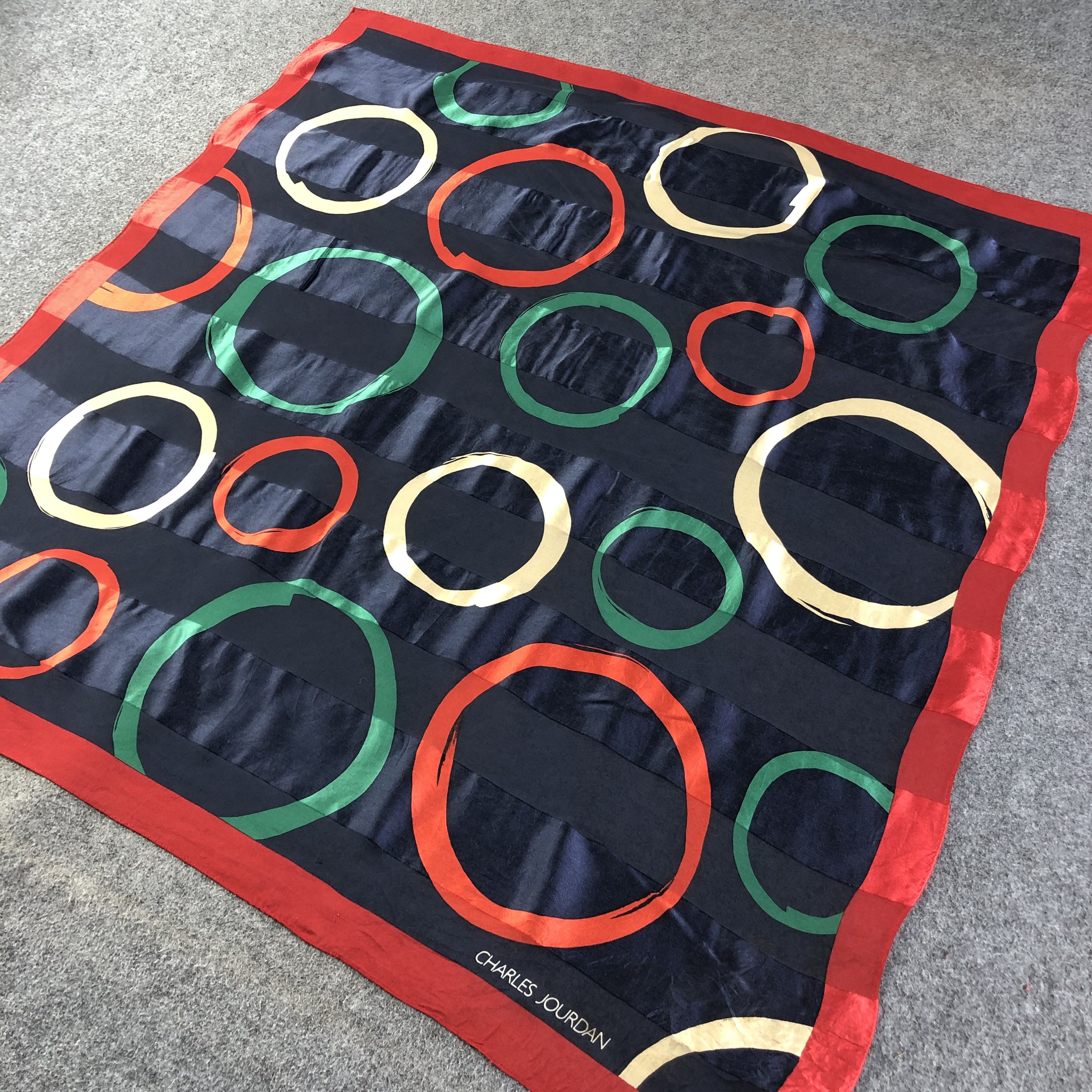 Charles Jourdan Charles Jourdan Silk Scarf M755 Size ONE SIZE - 2 Thumbnail