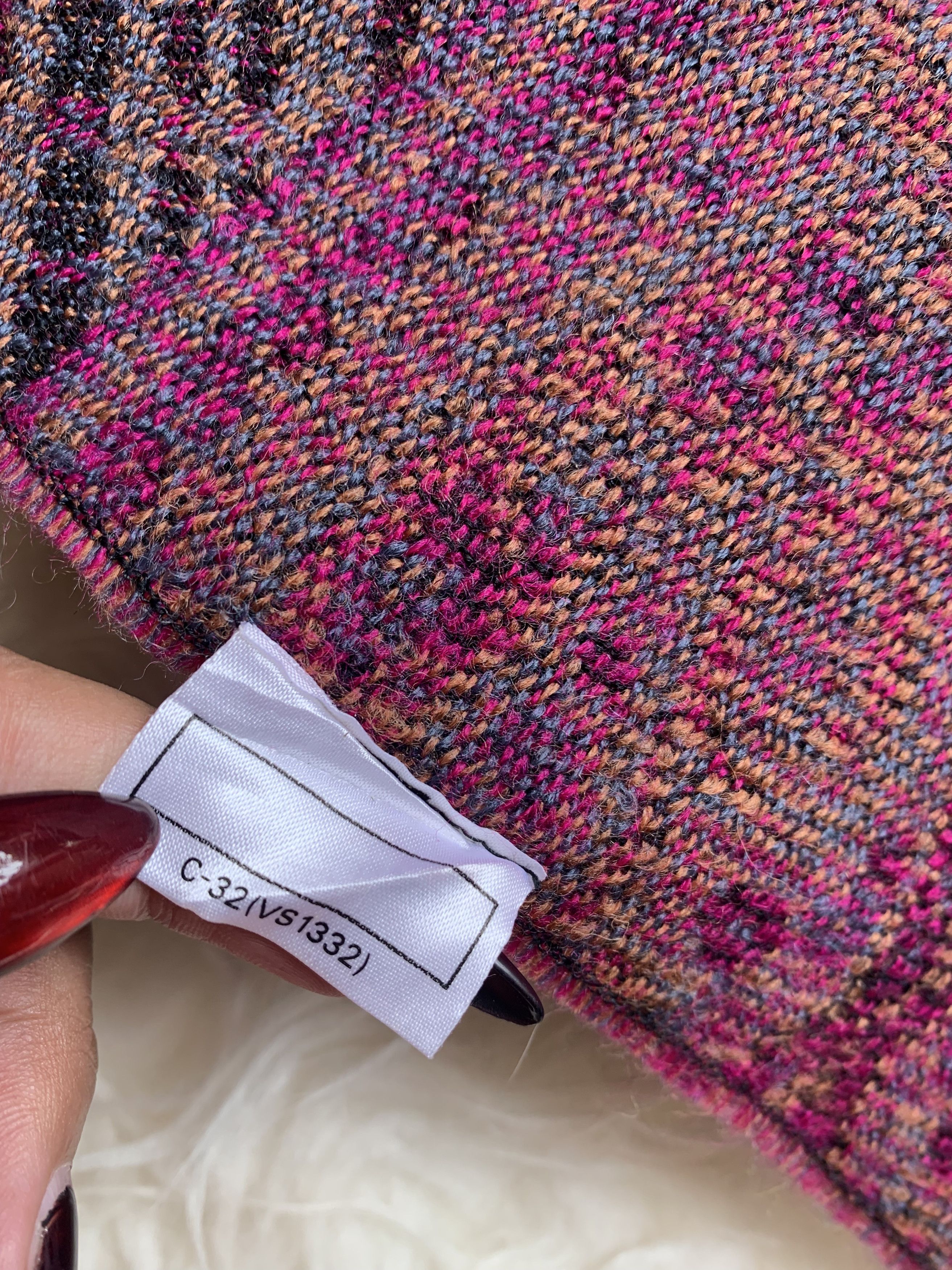 Valentino Valentino Garavani Multicolor Muffler Scarf Size ONE SIZE - 7 Thumbnail
