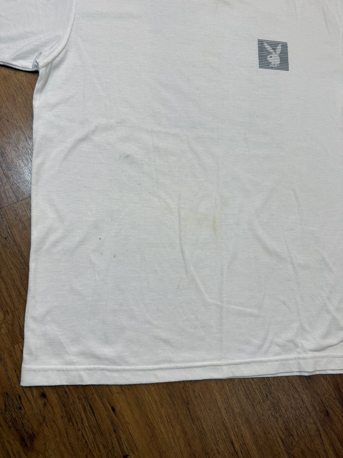 Playboy Vintage 90’s Playboy T Shirt L White Muscle 100% Authentic Size US L / EU 52-54 / 3 - 6 Thumbnail