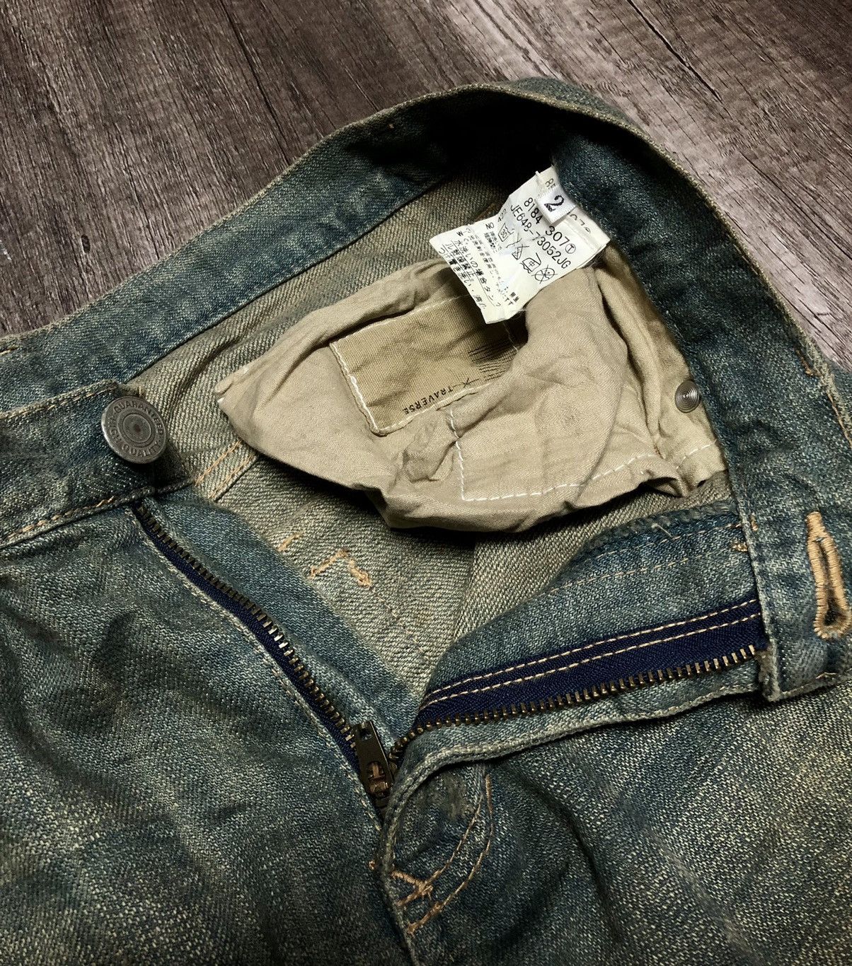 If Six Was Nine × Japanese Brand × Vintage Japanese Brand Traverse Distressed denim Jeans Size 30" / US 8 / IT 44 - 18 Thumbnail