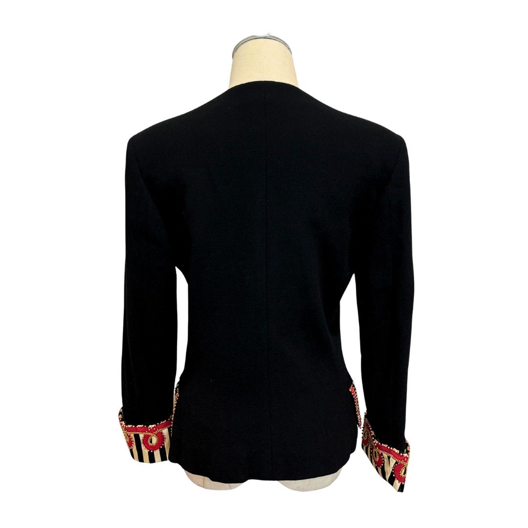 Versace 90s Gianni Versace Vintage Couture Statement Jacket Size M / US 6-8 / IT 42-44 - 3 Thumbnail