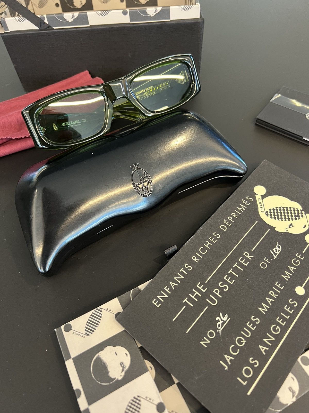 Enfants Riches Deprimes × Jacques Marie Mage Enfant Riches Deprimes The Upsetter Sunglasses Size ONE SIZE - 8 Thumbnail