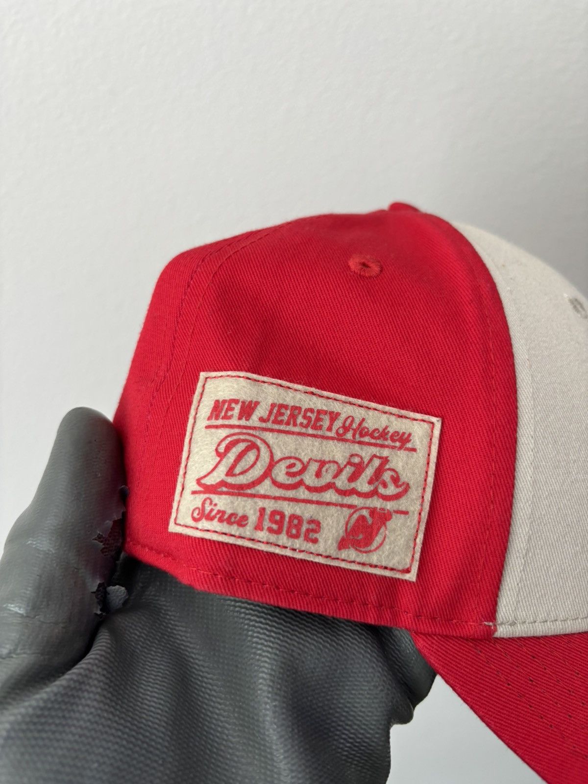 Vintage New Jersey Devils Hat Size ONE SIZE - 4 Thumbnail