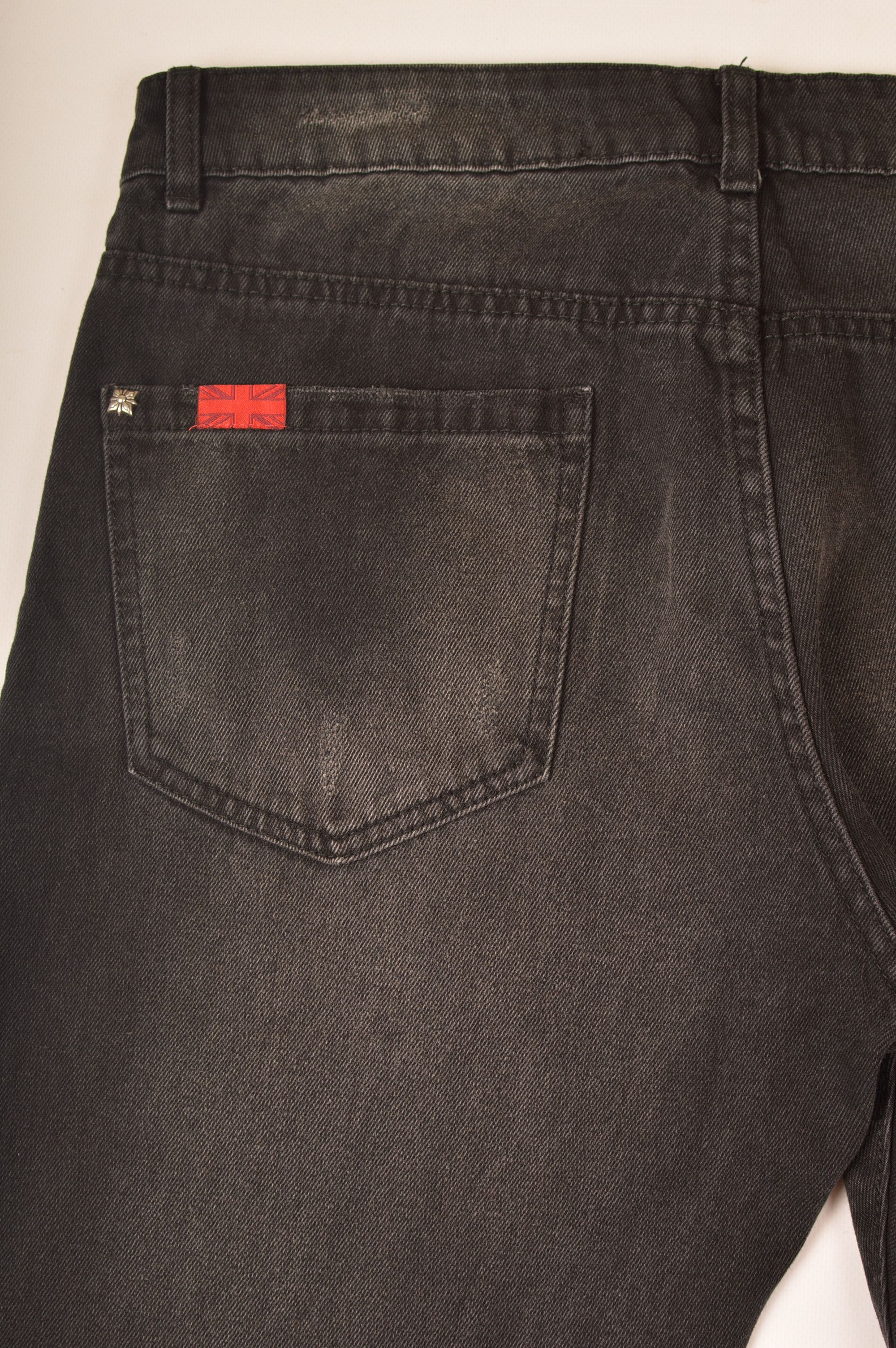 John Richmond × Richmond Denim John Richmond It's Only Rock'N'Roll Black Denim Jeans Size US 36 / EU 52 - 9 Thumbnail