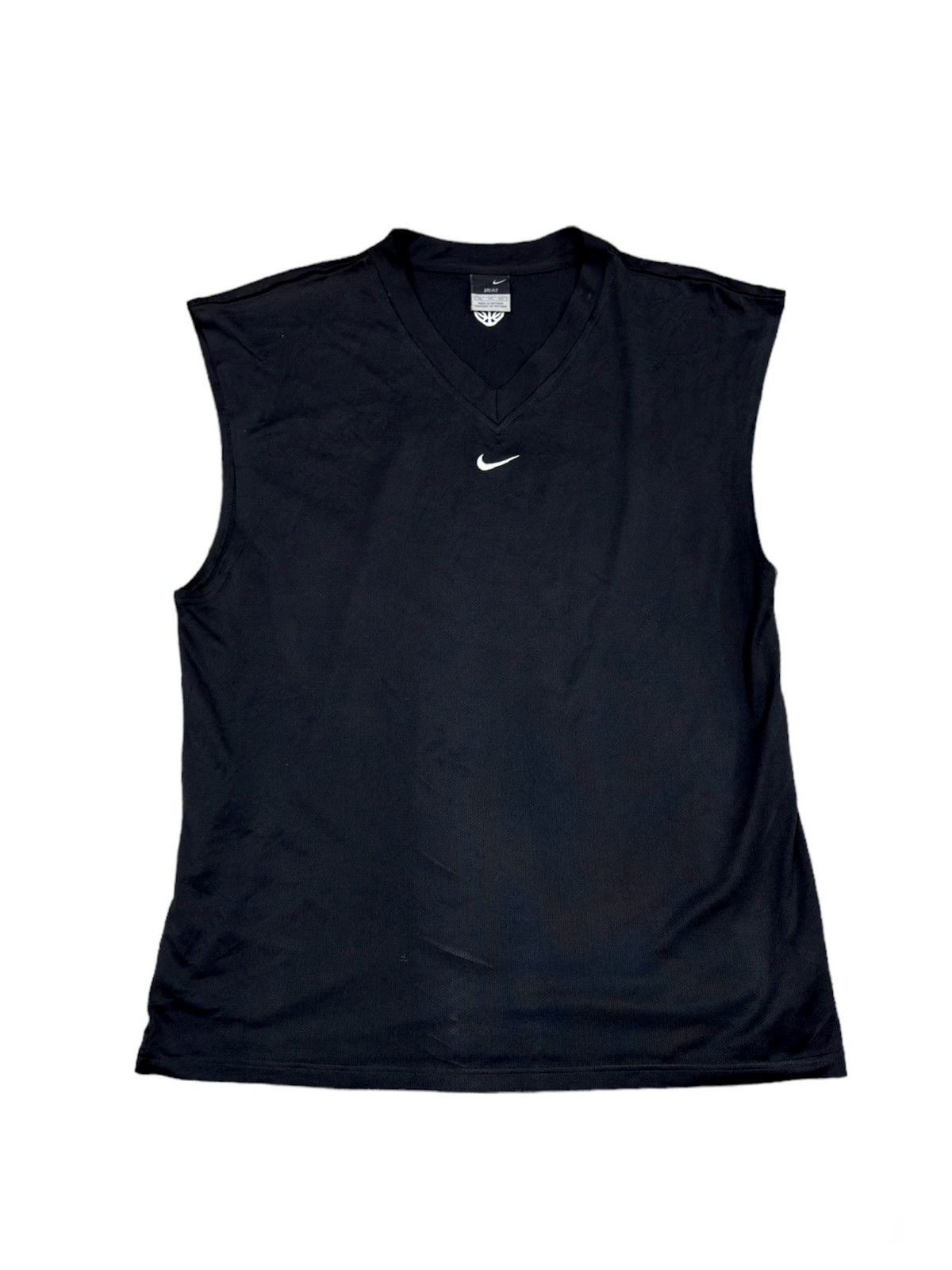 Nike Nike Swoosh Centre V Neck Sleeveless Jersey Size US XL / EU 56 / 4 - 1 Thumbnail