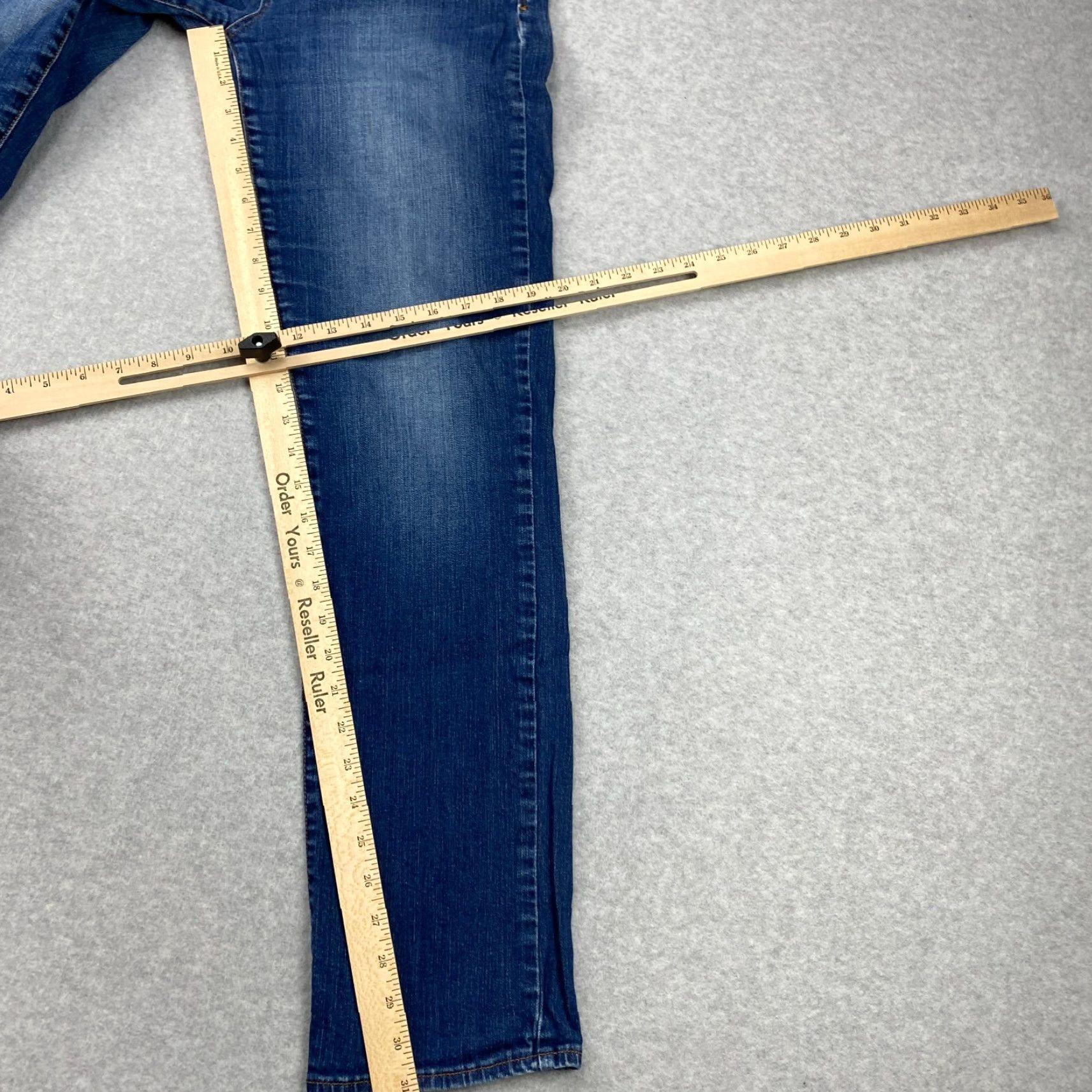 Lucky Brand Lucky Brand Sophia Straight Jeans Womens 6 / 28 Blue Mid-Rise Distressed Denim Size 28" / US 6 / IT 42 - 5 Thumbnail