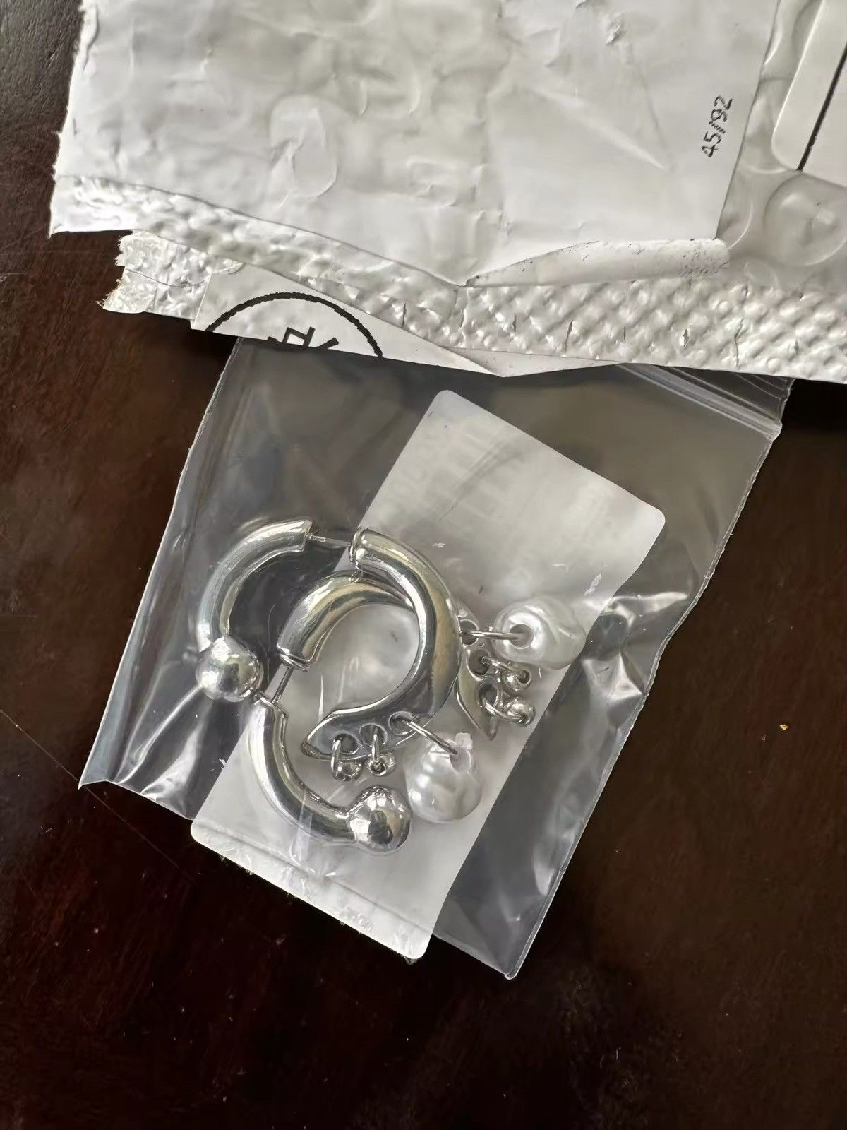 Japanese Brand × Vintage Chic pearl pendant earrings Size ONE SIZE - 9 Thumbnail