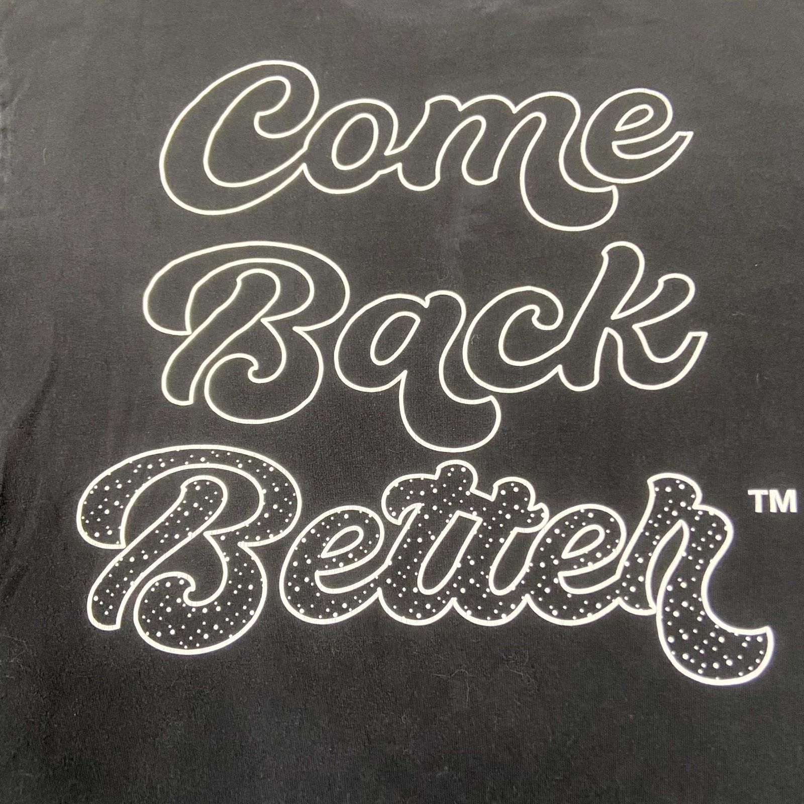 &Daughter Kane Y2K sz L Black Supima Cotton Logo Come Back Better Size US L / EU 52-54 / 3 - 8 Thumbnail