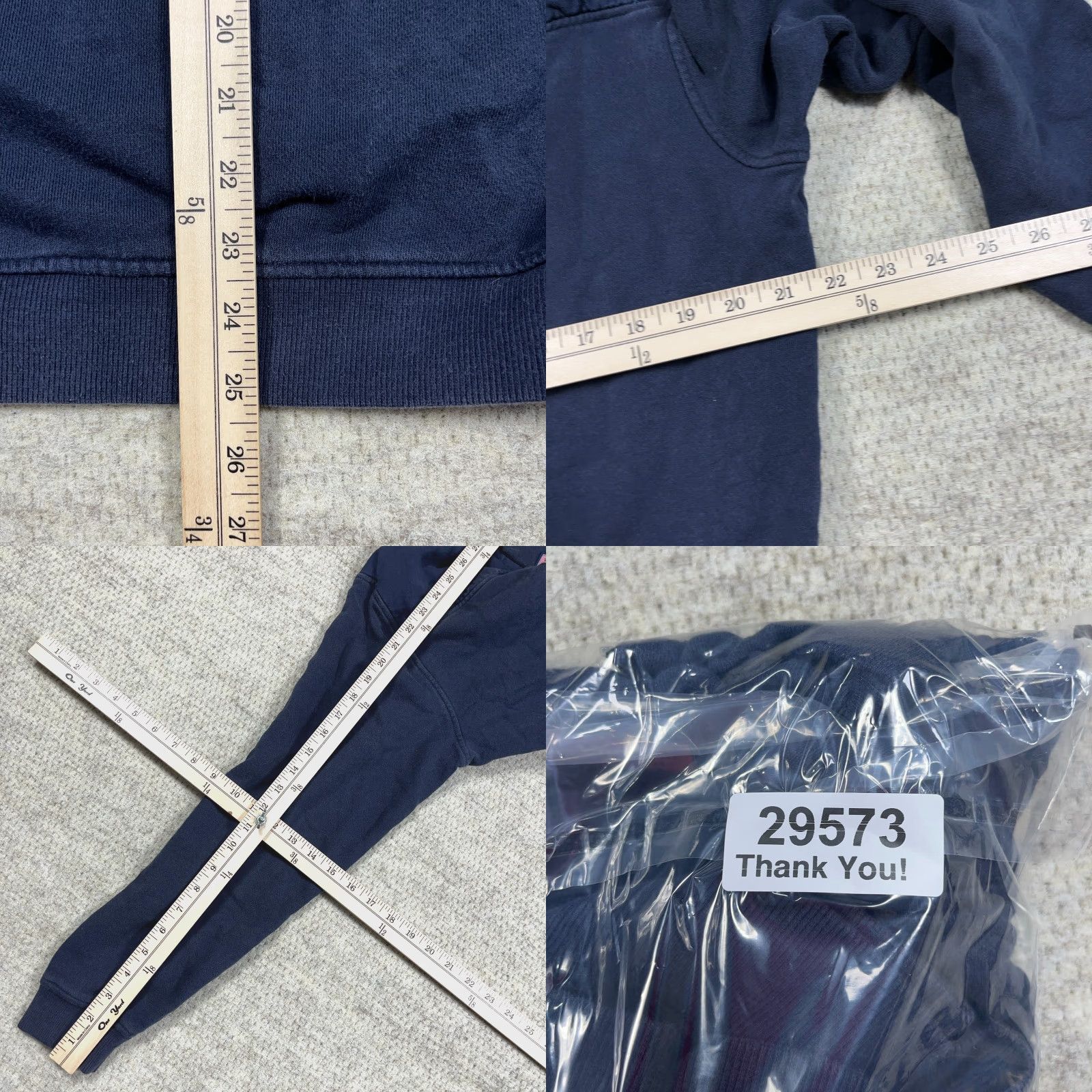 Vineyard Vines Vineyard Vines Sweater Men Small Blue Pullover 1/4 Zip Fleece Sweatshirt Faded Size US S / EU 44-46 / 1 - 8 Thumbnail