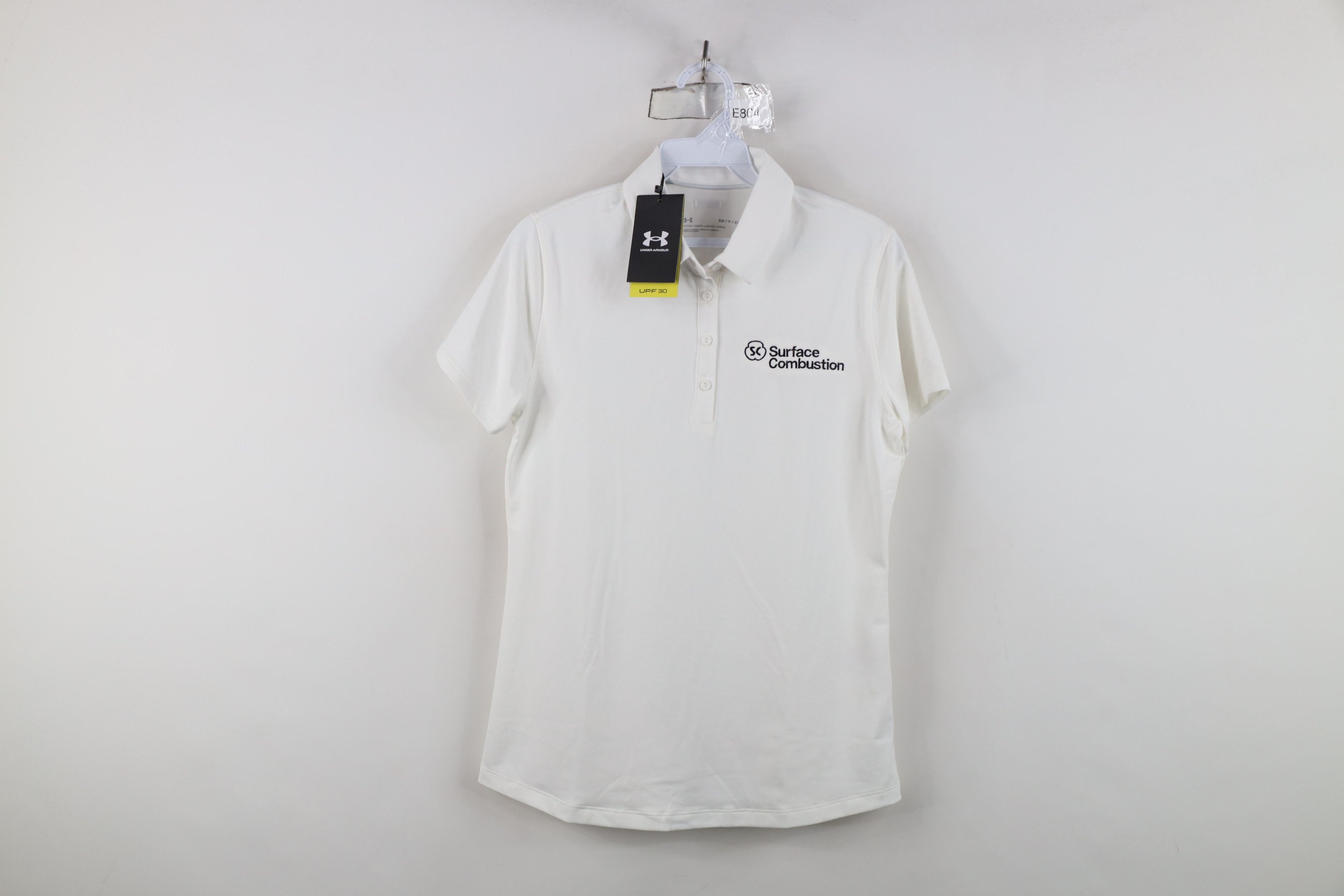 Under Armour New Under Armour UPF 30 Zinger Golf Polo Shirt White Size S / US 4 / IT 40 - 1 Thumbnail