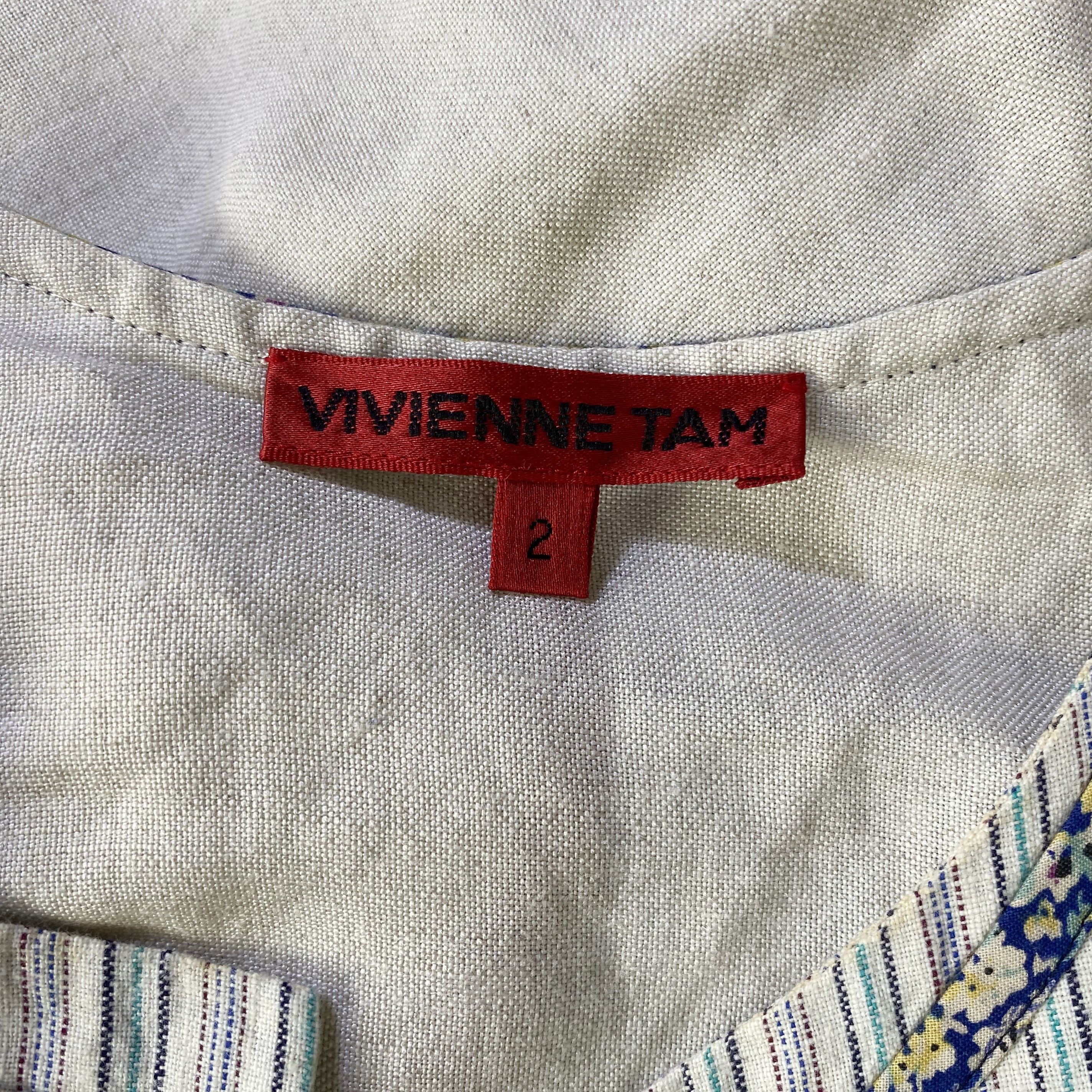 Vivienne Tam Deconstructed Cheongsham Dress Size XS / US 0-2 / IT 36-38 - 10 Thumbnail