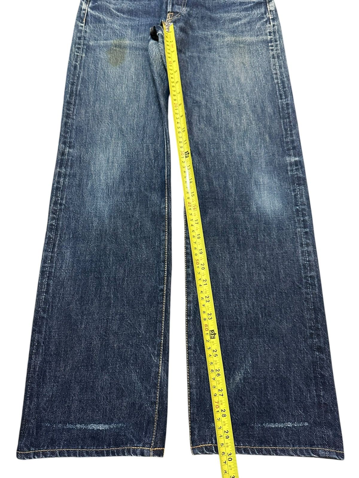 45rpm Vintage Japanese 45rpm Blue Faded Wash Style Loose Jeans Size US 30 / EU 46 - 14 Thumbnail