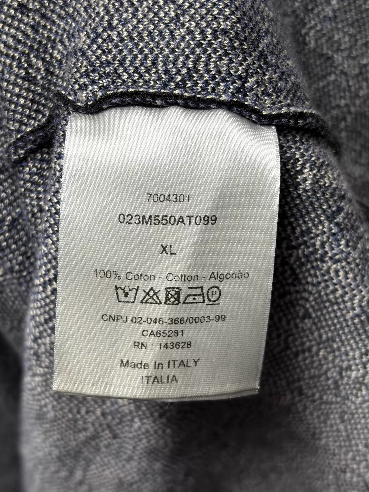 Dior Dior Men's Long Sleeve Shirt XL Size US XL / EU 56 / 4 - 4 Thumbnail