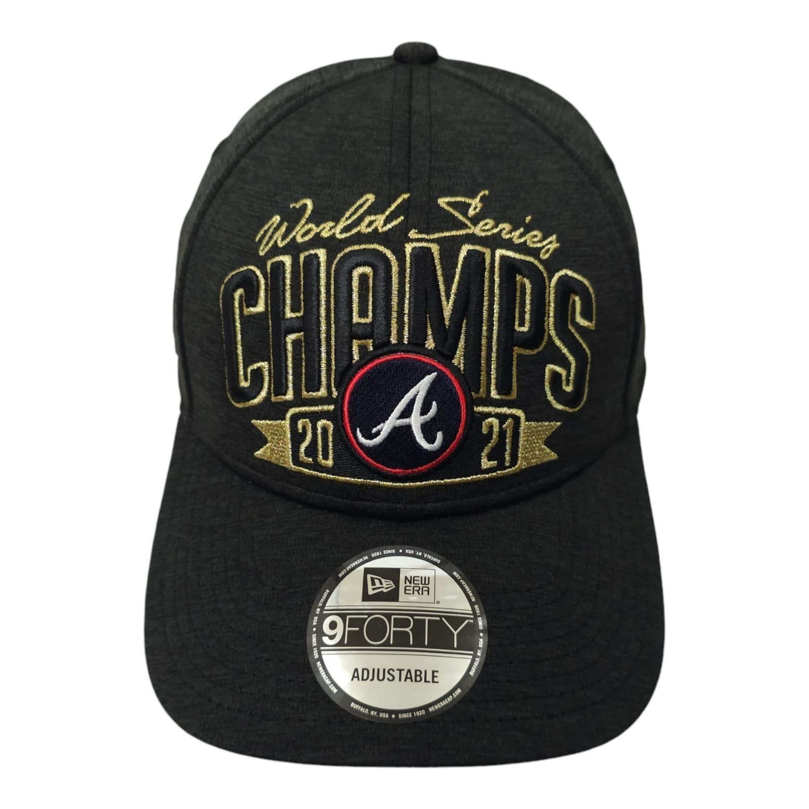 New Era Atlanta Braves Snapback Hat MLB 2021 World Series Champs Cap Size ONE SIZE - 1 Thumbnail