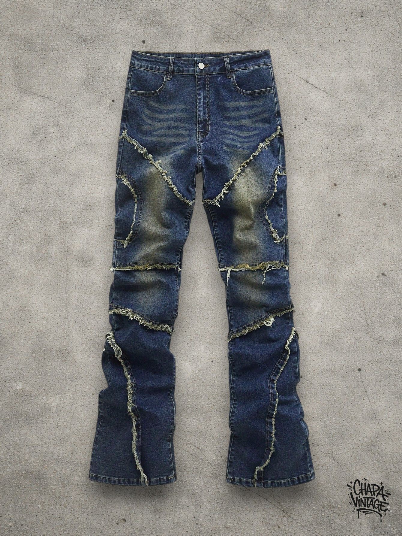 Vintage Slim distressed jeans Size US 30 / EU 46 - 1 Thumbnail