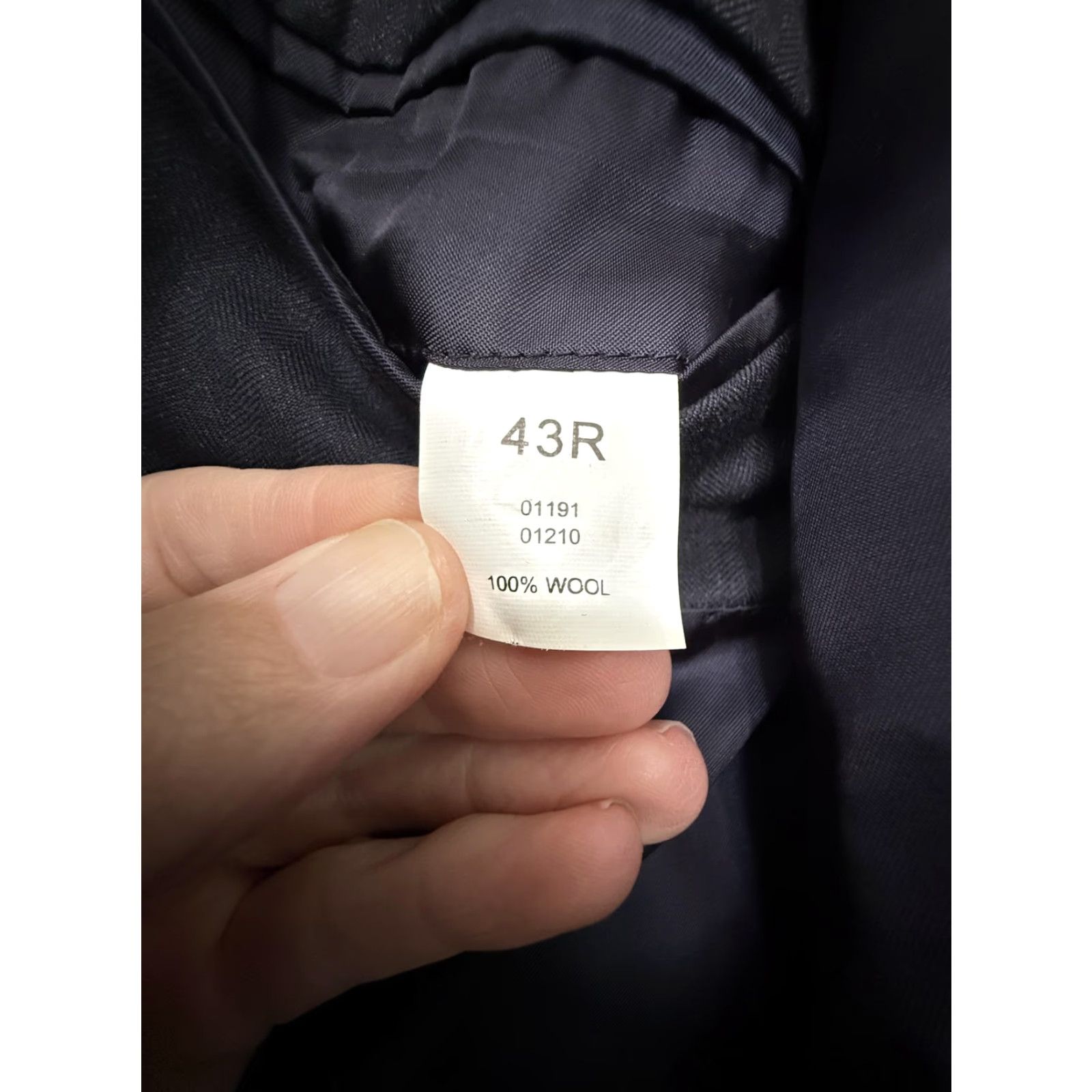 Jos. A. Bank Jos. A. Bank Signature Suit Mens 44 38x31 Gray Wool 2 Piece Jacket Pants Formal Size 44R - 3 Thumbnail