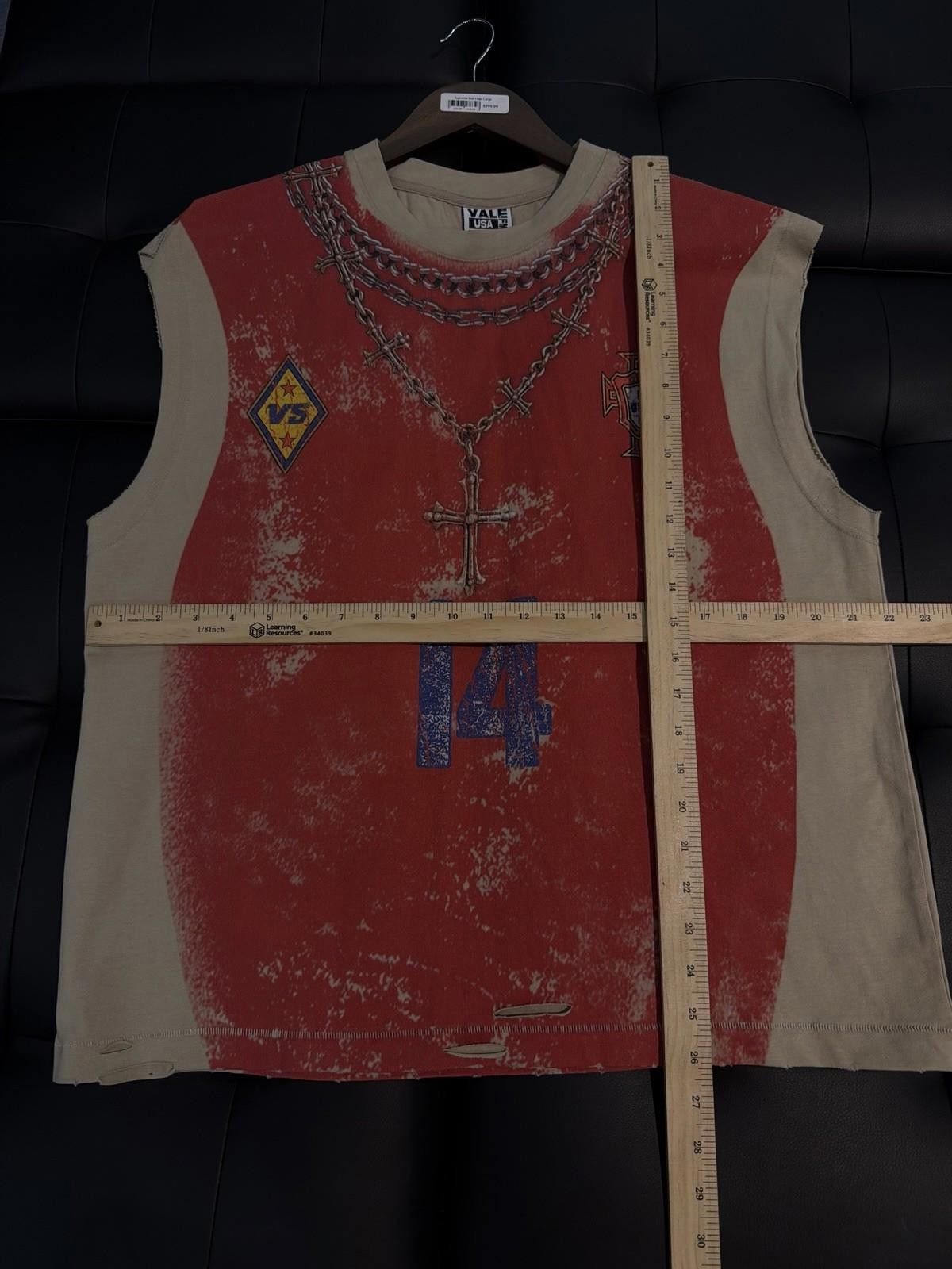 Vale Vale Forever Chain Tank Top Red Colorful Authentic (M) Size US M / EU 48-50 / 2 - 6 Thumbnail