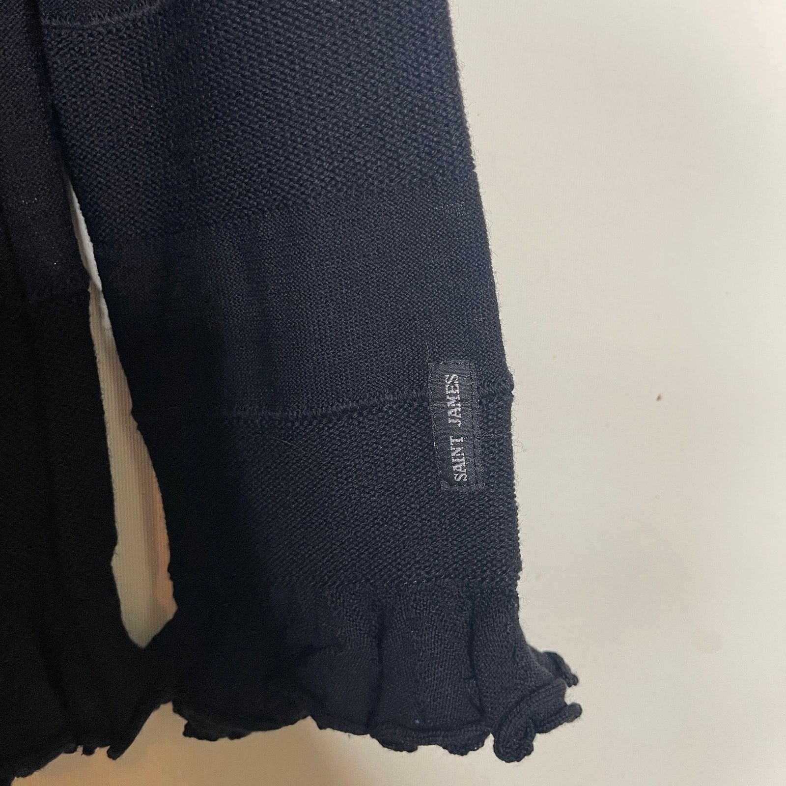 Saint James Saint James France wool black knitted long sleeve top sz 6 Size M / US 6-8 / IT 42-44 - 5 Thumbnail