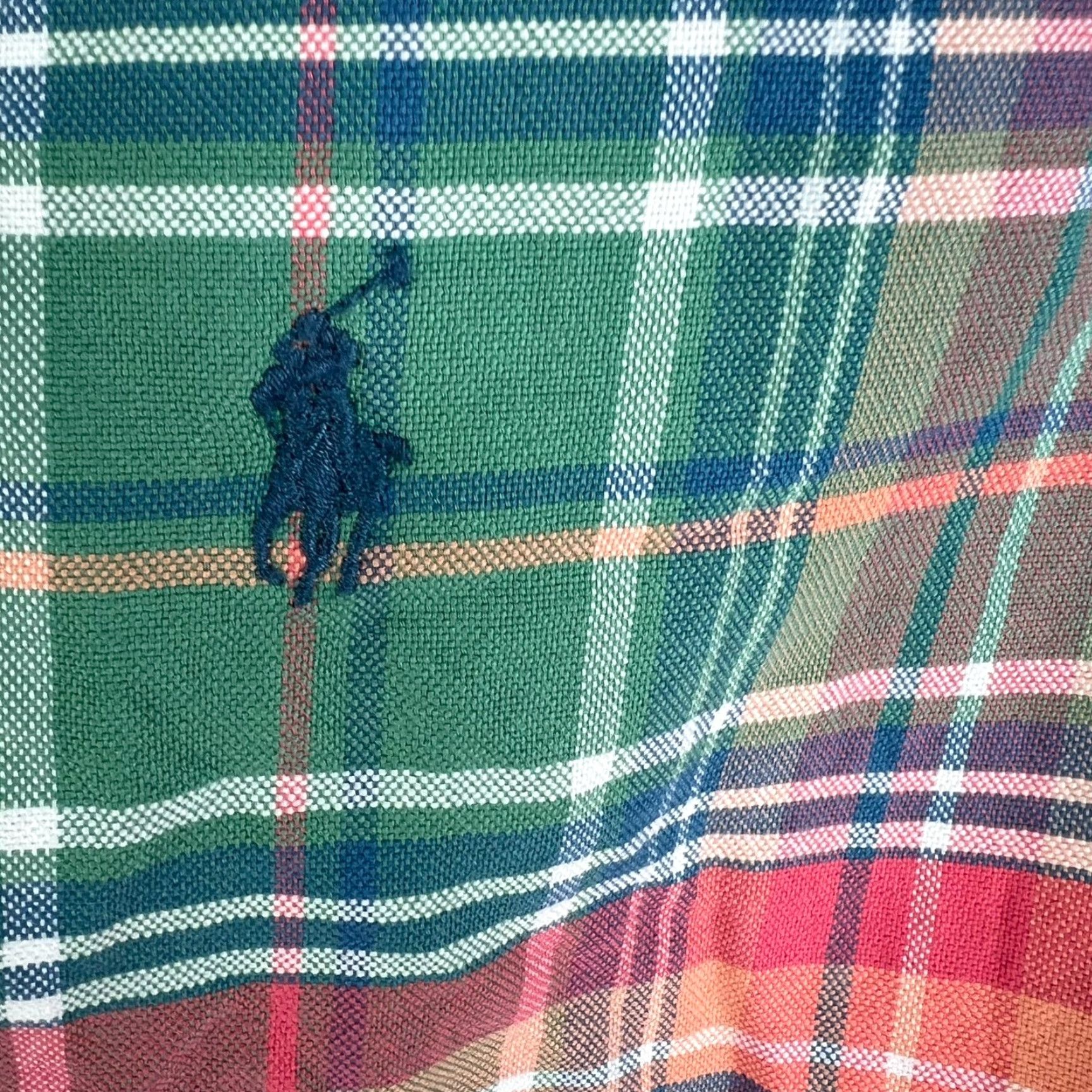 Ralph Lauren Ralph Lauren Custom Fit Non Iron Checked Button Down Shirt Mens 2XL Green Size US XXL / EU 58 / 5 - 2 Thumbnail