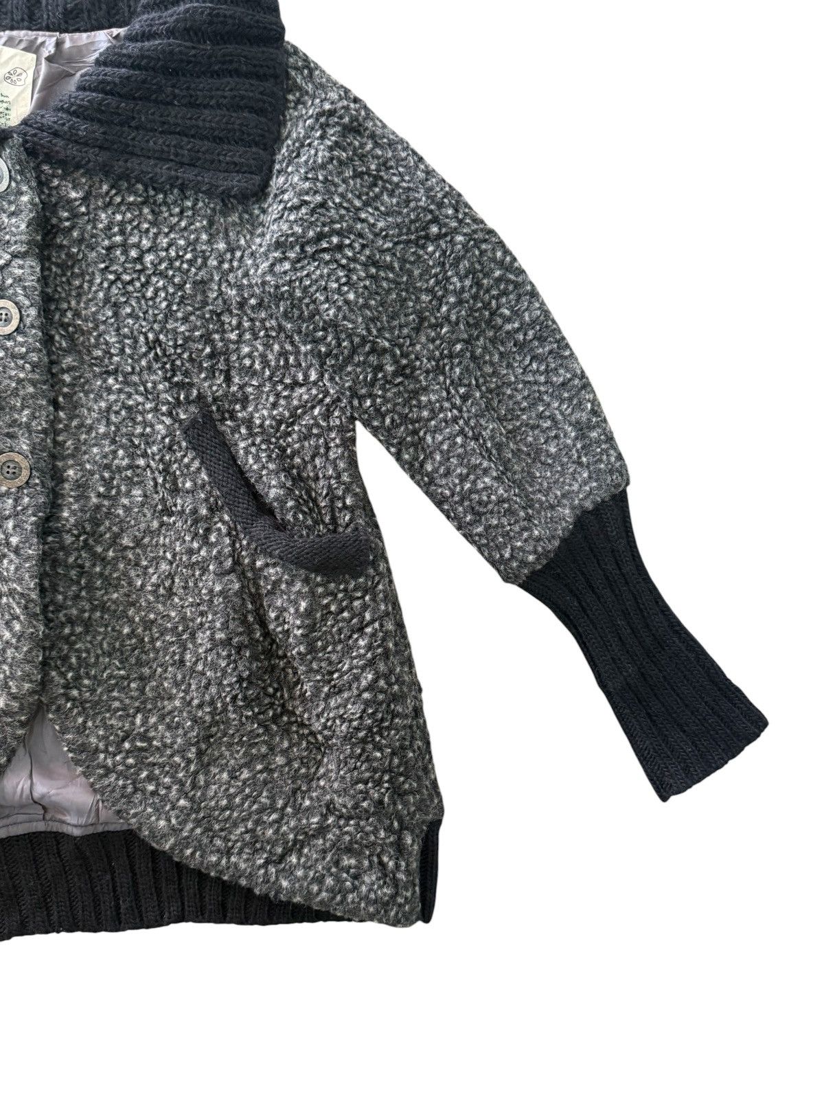 Japanese Brand Japan Brand io Comme io Shawl Collar Cardigan Jacket Size M / US 6-8 / IT 42-44 - 4 Thumbnail